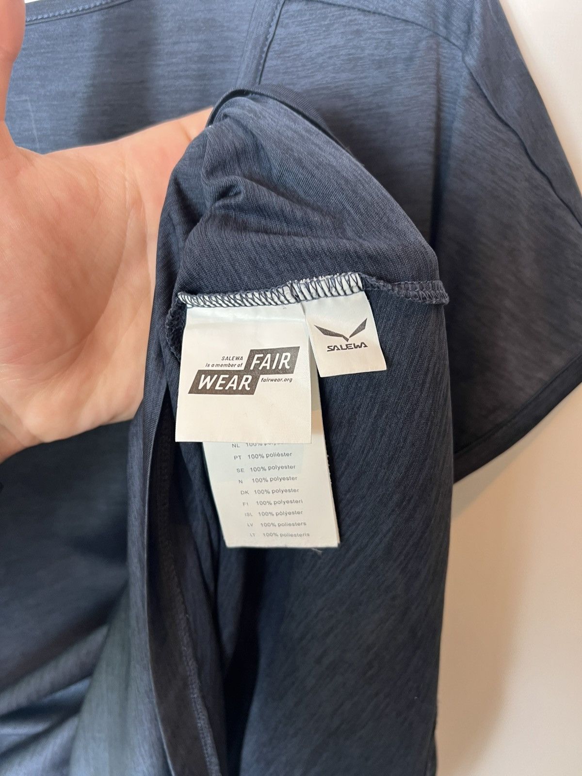 SALEWA Vintage outdoor trekking Salewa Puez Melange Dry T-shirt Size M / US 6-8 / IT 42-44 - 7 Thumbnail