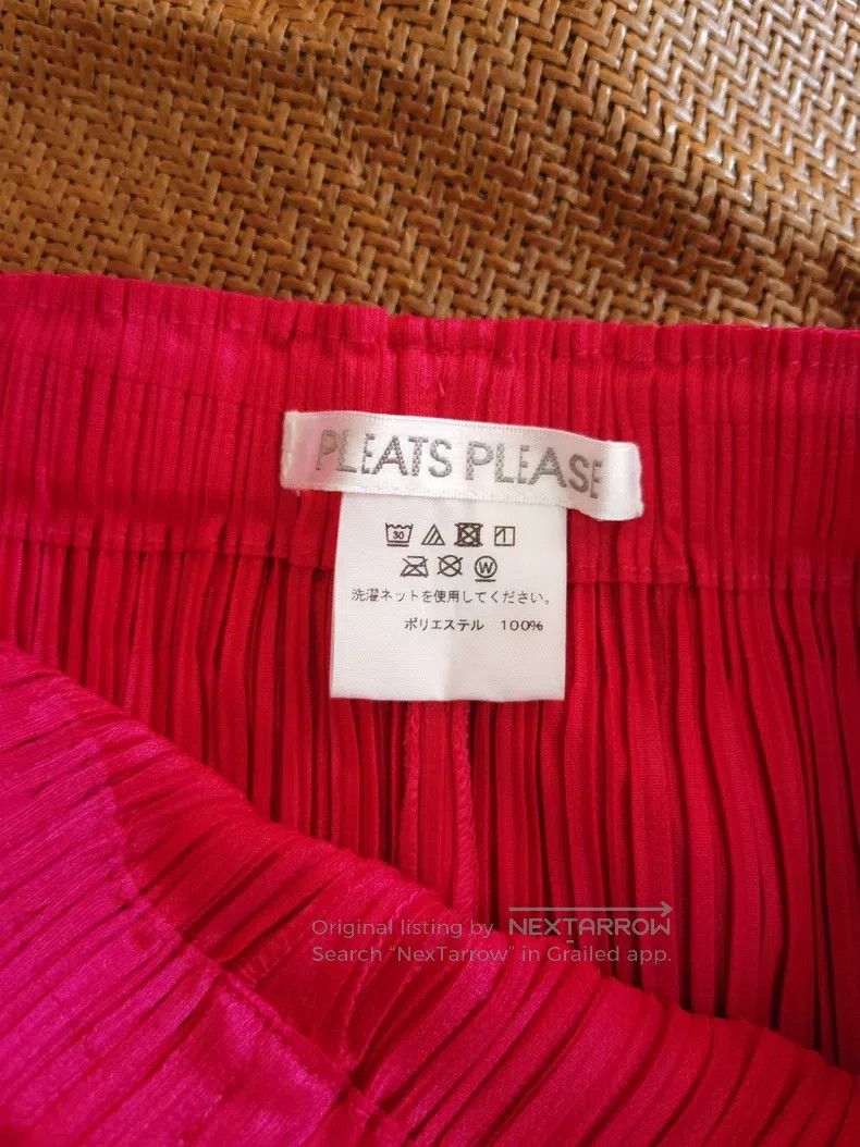 Issey Miyake Issey Miyake Fuchsia Pleated Pants Size 25" / US 0 / IT 36 - 4 Thumbnail