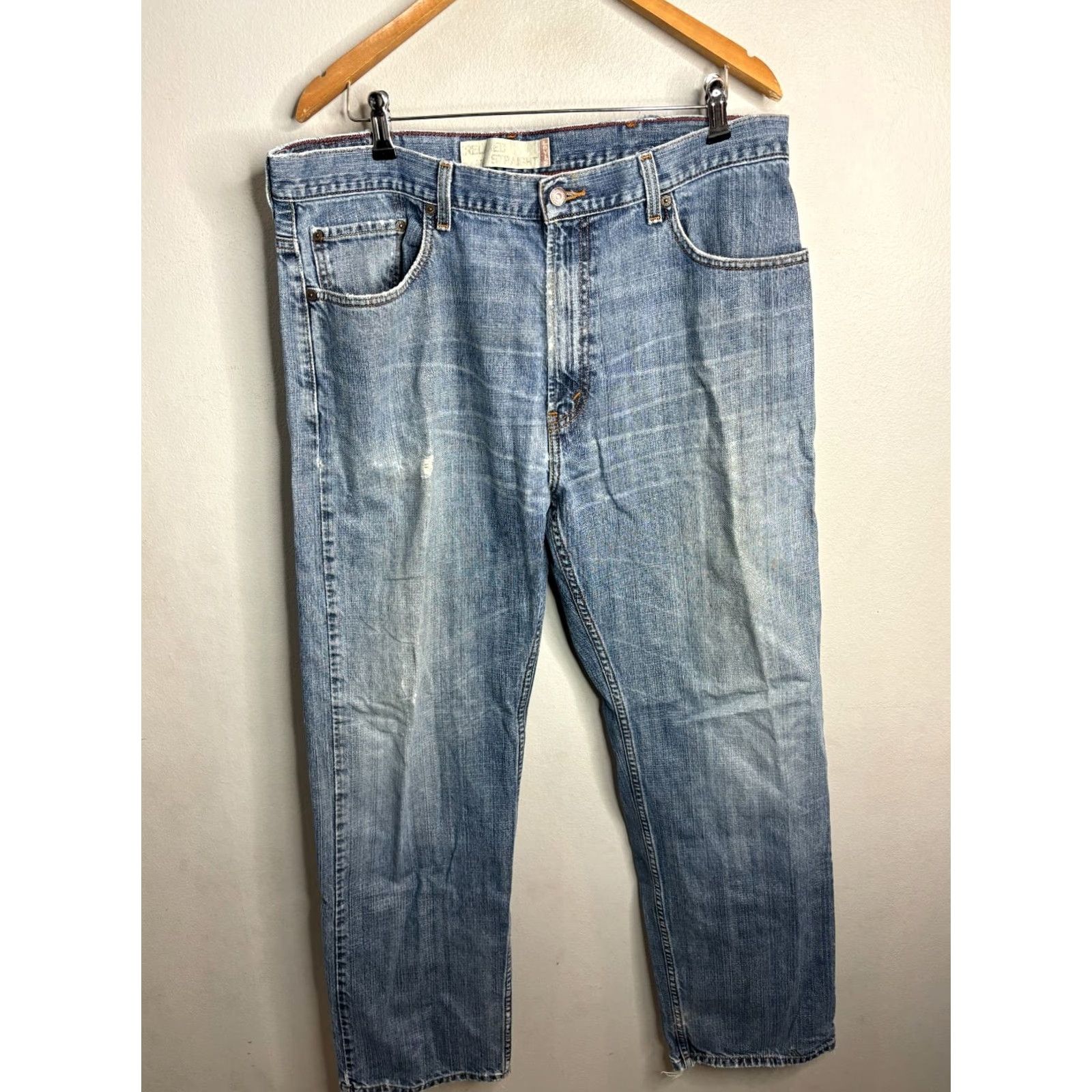 Levi's Levi's 559 Relaxed Straight Jeans 38x34 Denim Medium Wash 100% Cotton Blue Mens Regular Jeans 90s City Cowboy Logo USA Leather Patch (If any) Size US 38 / EU 54 - 5 Thumbnail