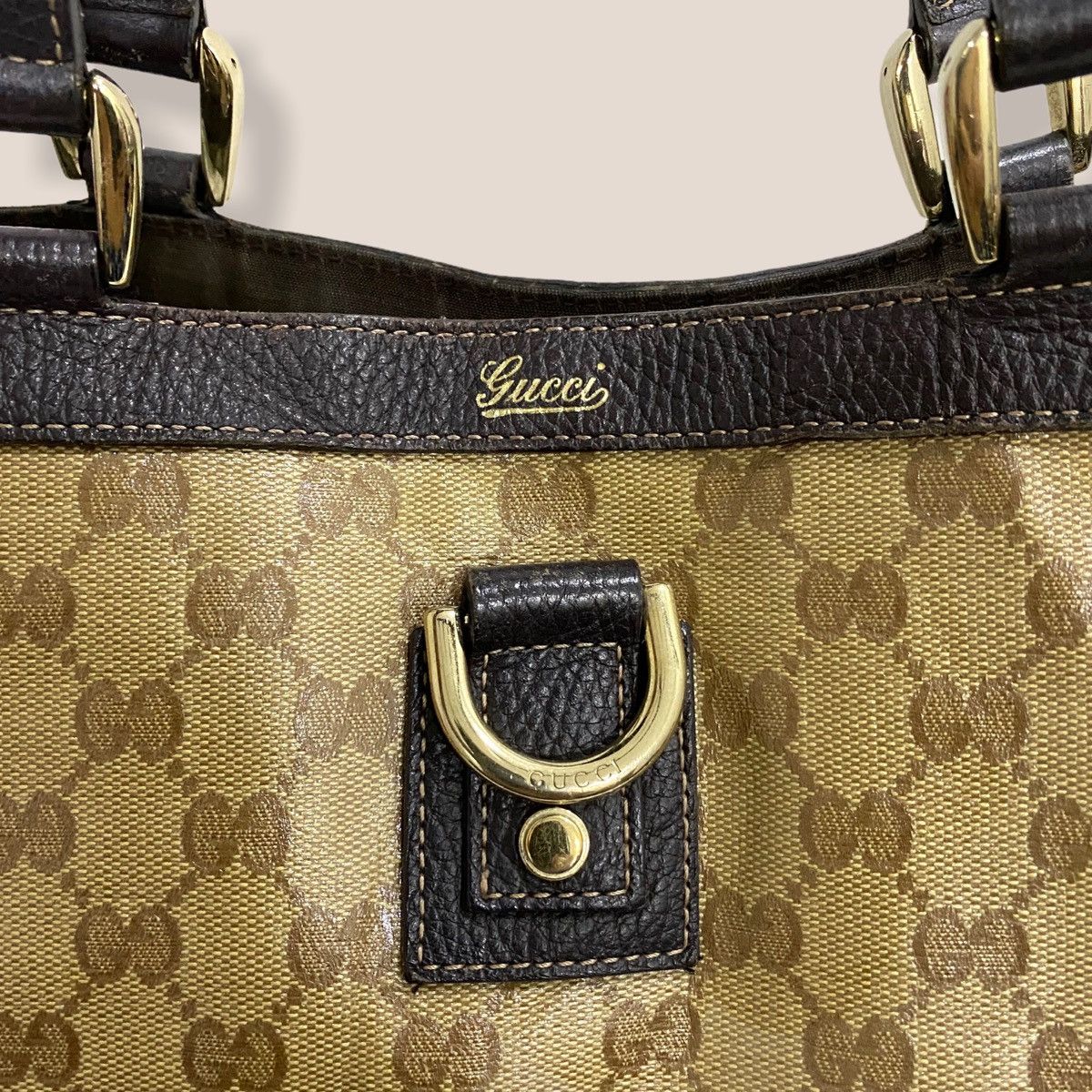 Gucci ‼️LASTDROP‼️ AUTHENTIC GUCCI GG CRYSTAL ABBEY D-RING TOTE BAG Size ONE SIZE - 6 Thumbnail