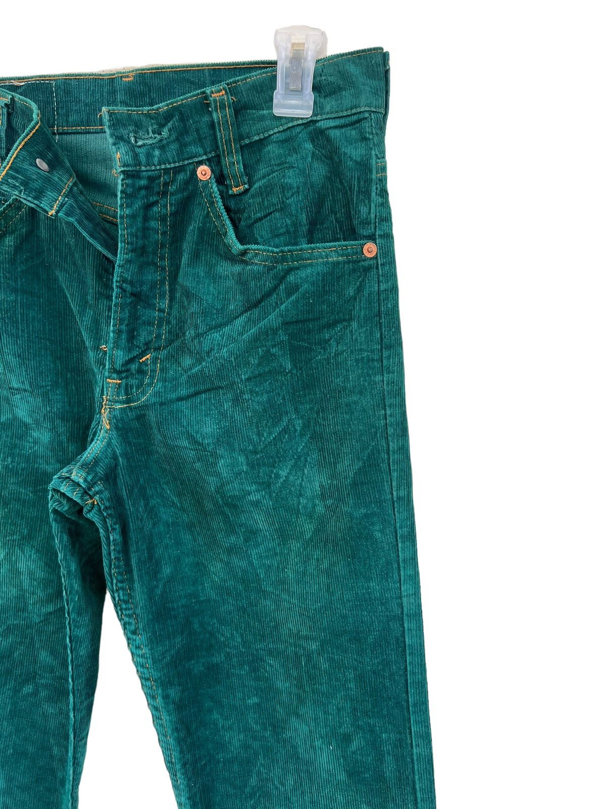 Levi's Vintage 70s Levi’s Orange Tab Faded Green Corduroy Pant Size US 29 - 11 Thumbnail