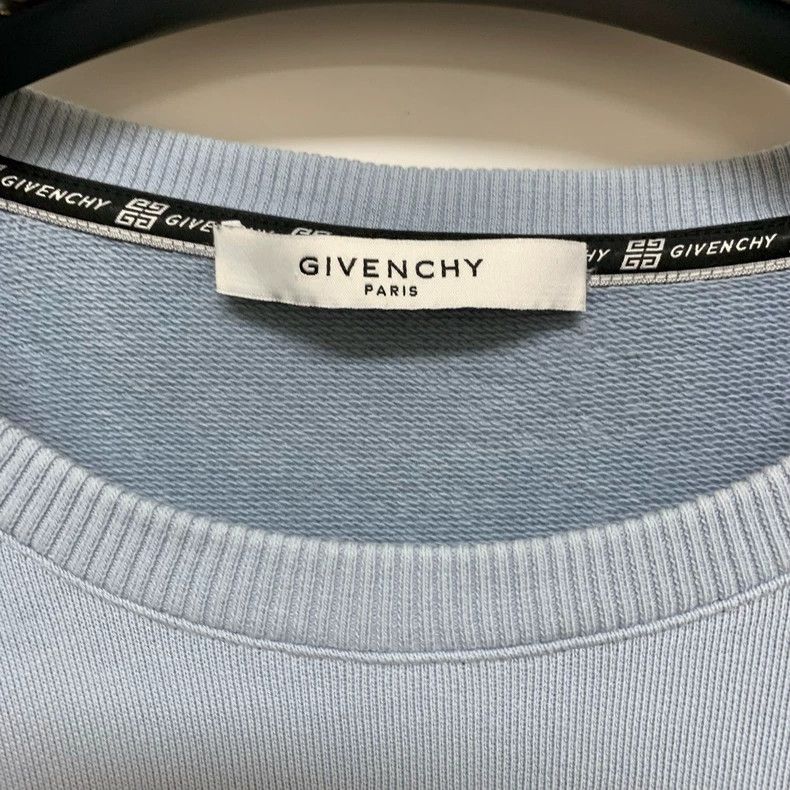 Givenchy Givenchy Haze Blue Hoodie S Size Classic Logo Print Size US S / EU 44-46 / 1 - 2 Thumbnail