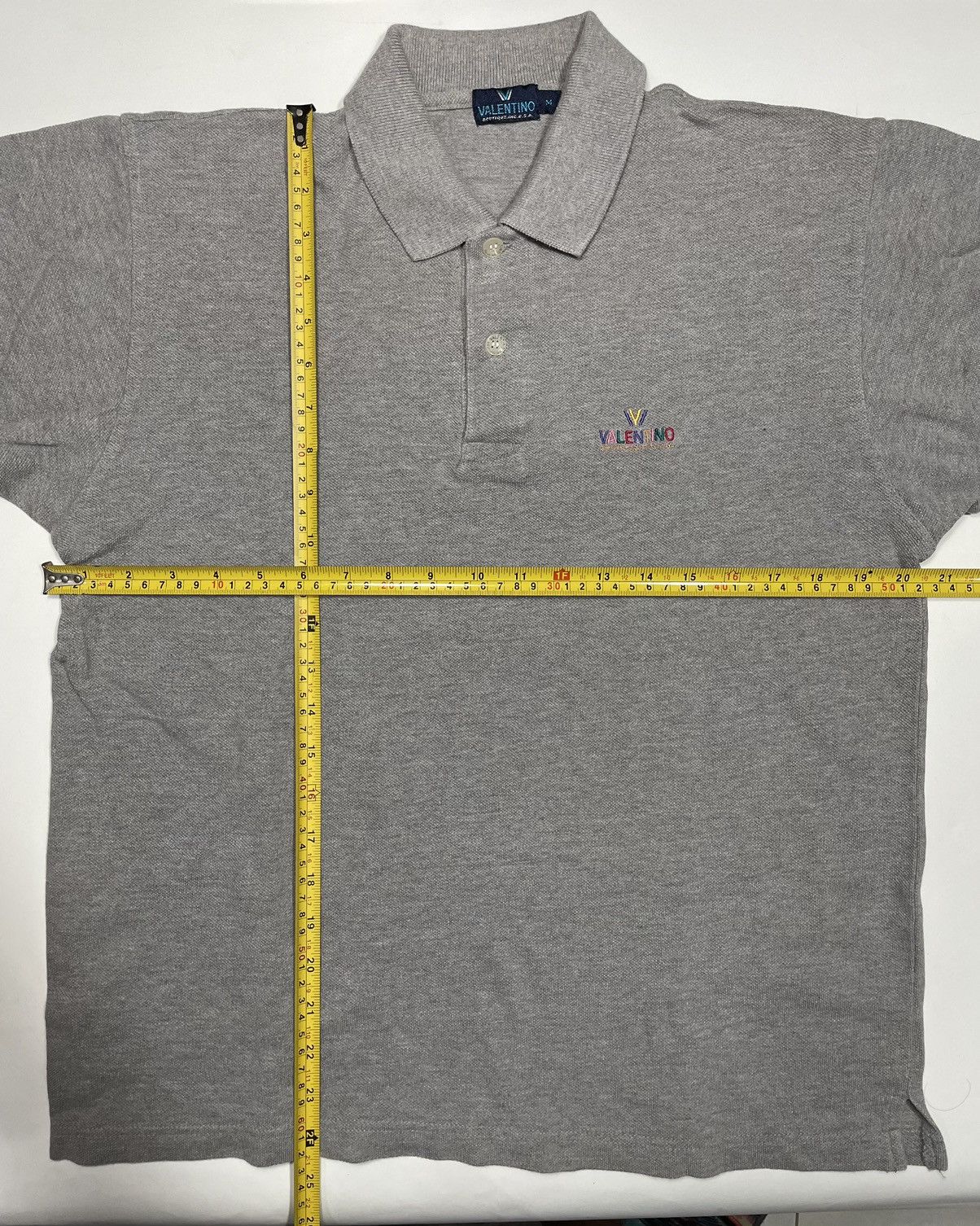 Designer × Valentino × Vintage Vintage Valentino Boutique polo Shirt embroidery V Size US M / EU 48-50 / 2 - 4 Thumbnail
