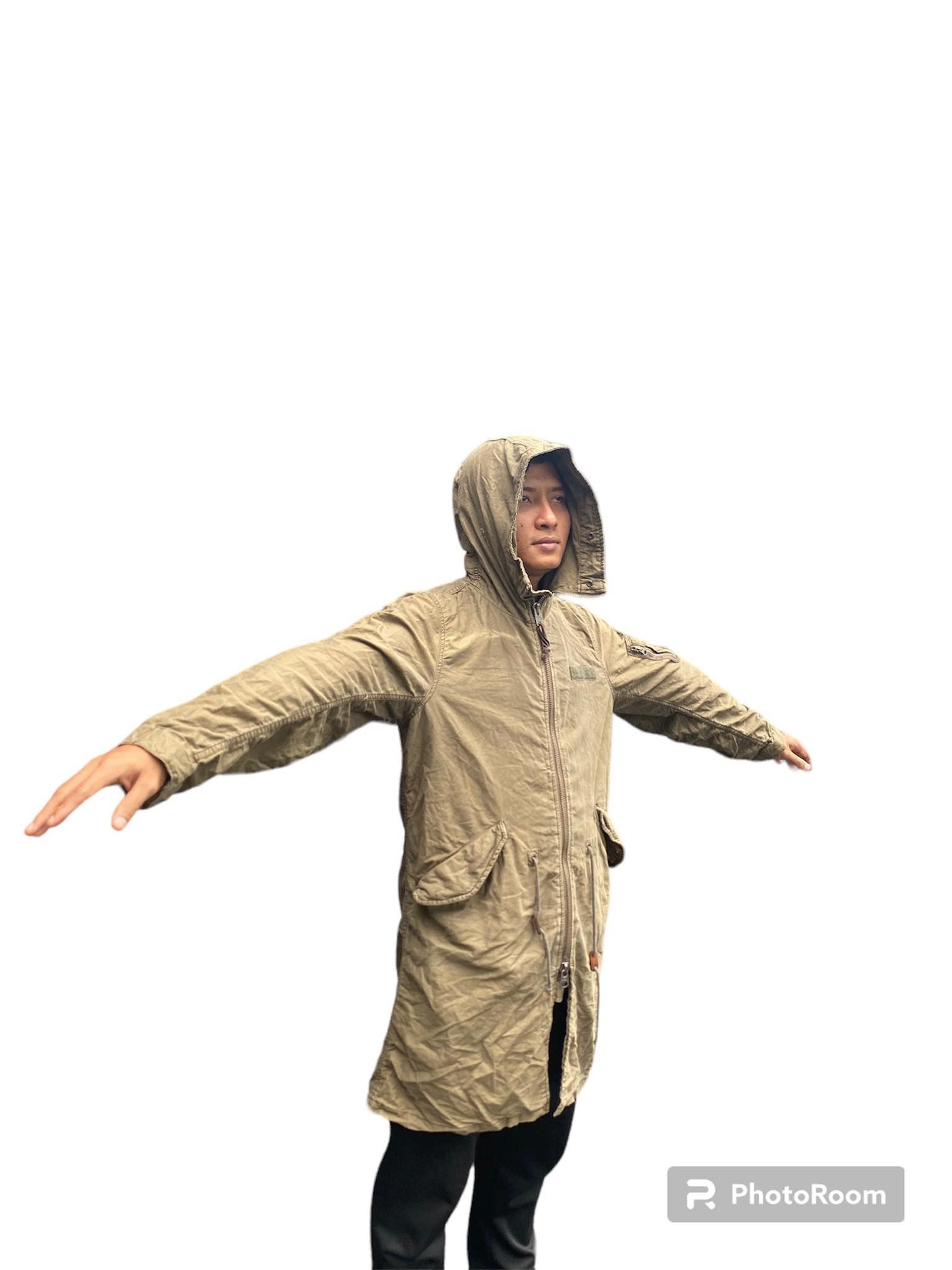 Japanese Brand Vintage Japanese Brand Back Number Fishtail Parkas Hooded Size US L / EU 52-54 / 3 - 11 Thumbnail
