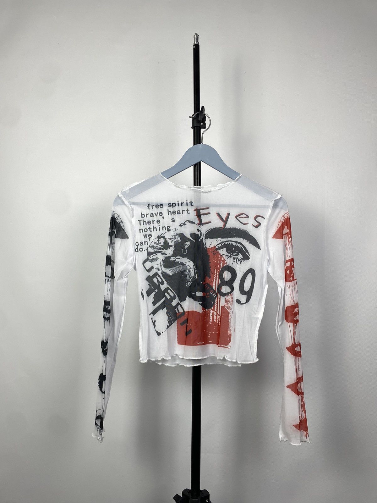 Designer × Japanese Brand Save The Queen Jean Paul Gaultier Style Mesh Top Blouses Size M / US 6-8 / IT 42-44 - 1 Thumbnail