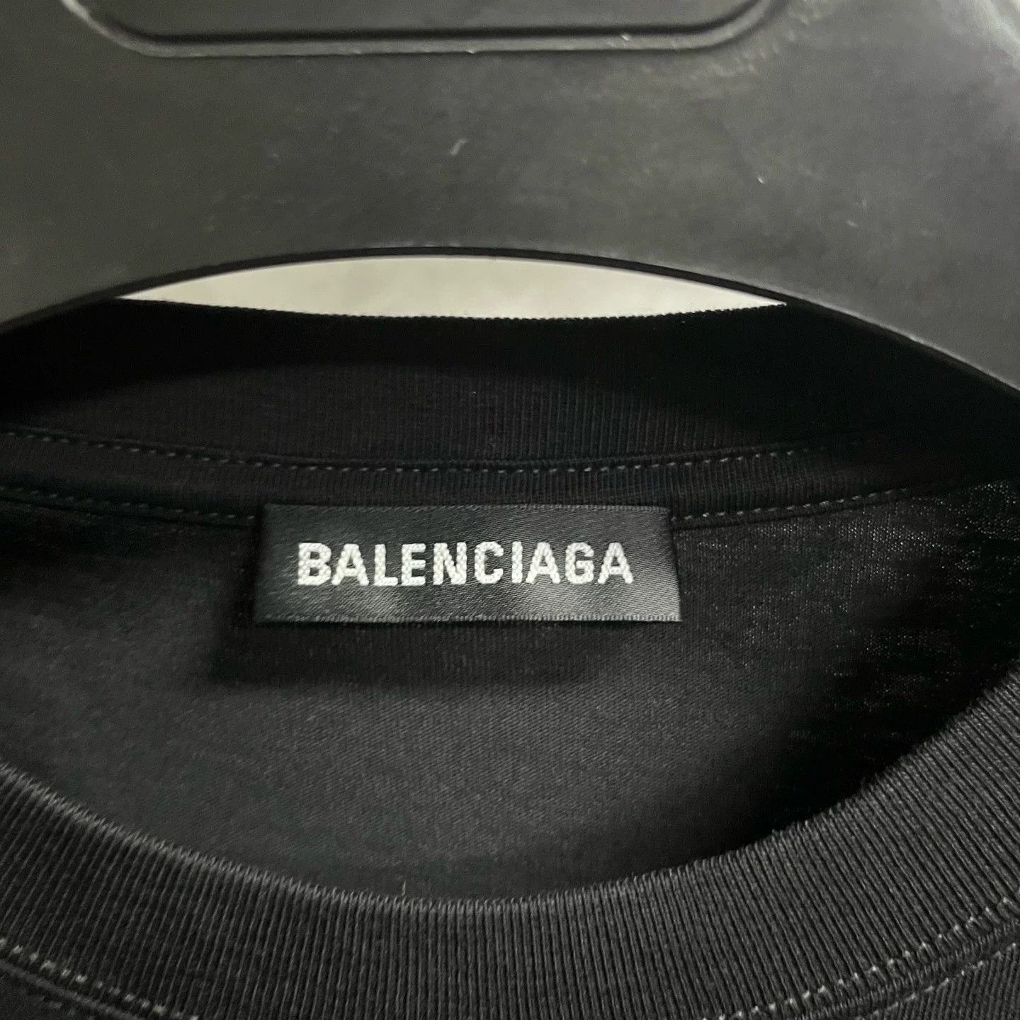 Balenciaga Balenciaga Black Cola Print Crewneck T-shirt Size US M / EU 48-50 / 2 - 2 Thumbnail