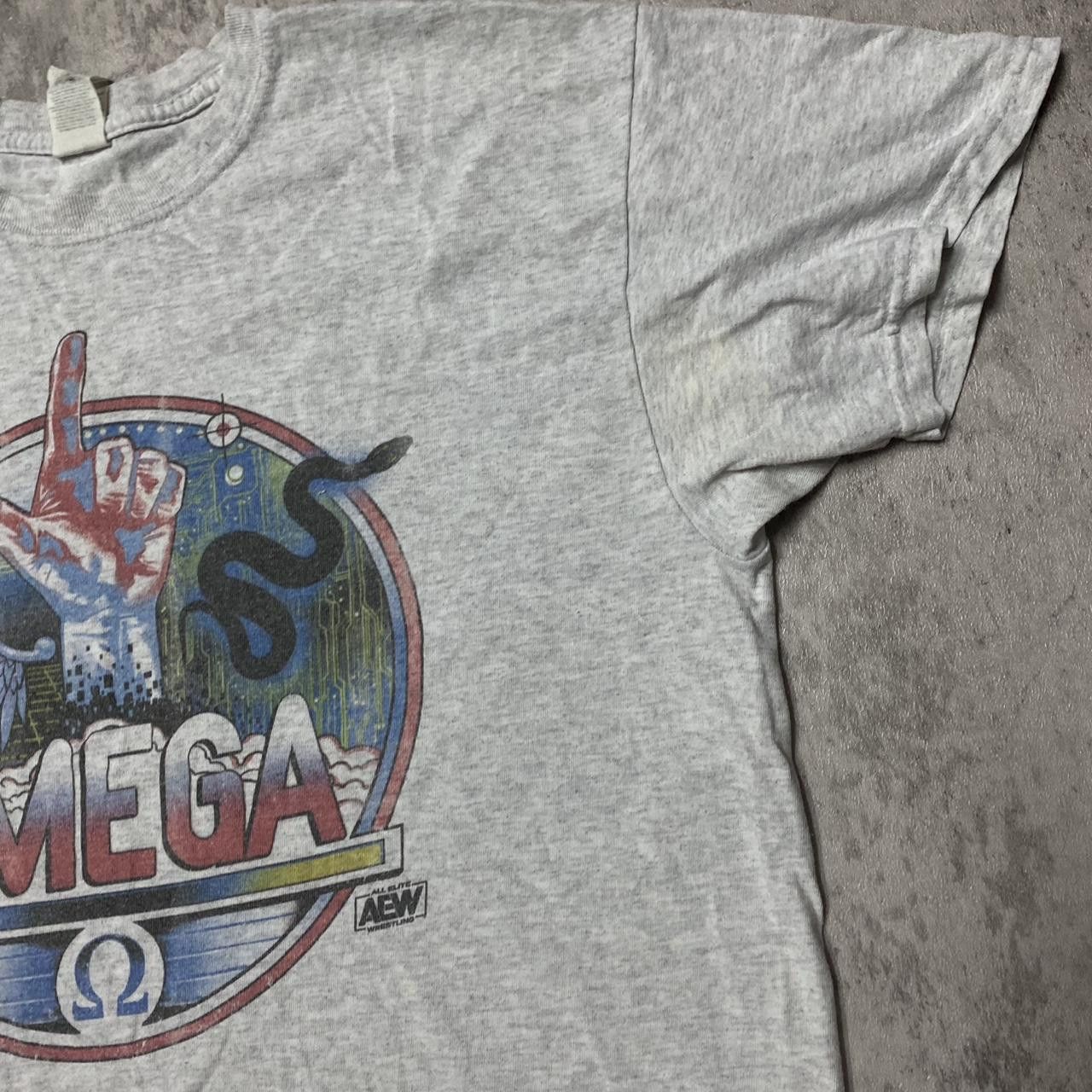 Gildan Grey vintage Omega graphic tee Size US L / EU 52-54 / 3 - 2 Thumbnail