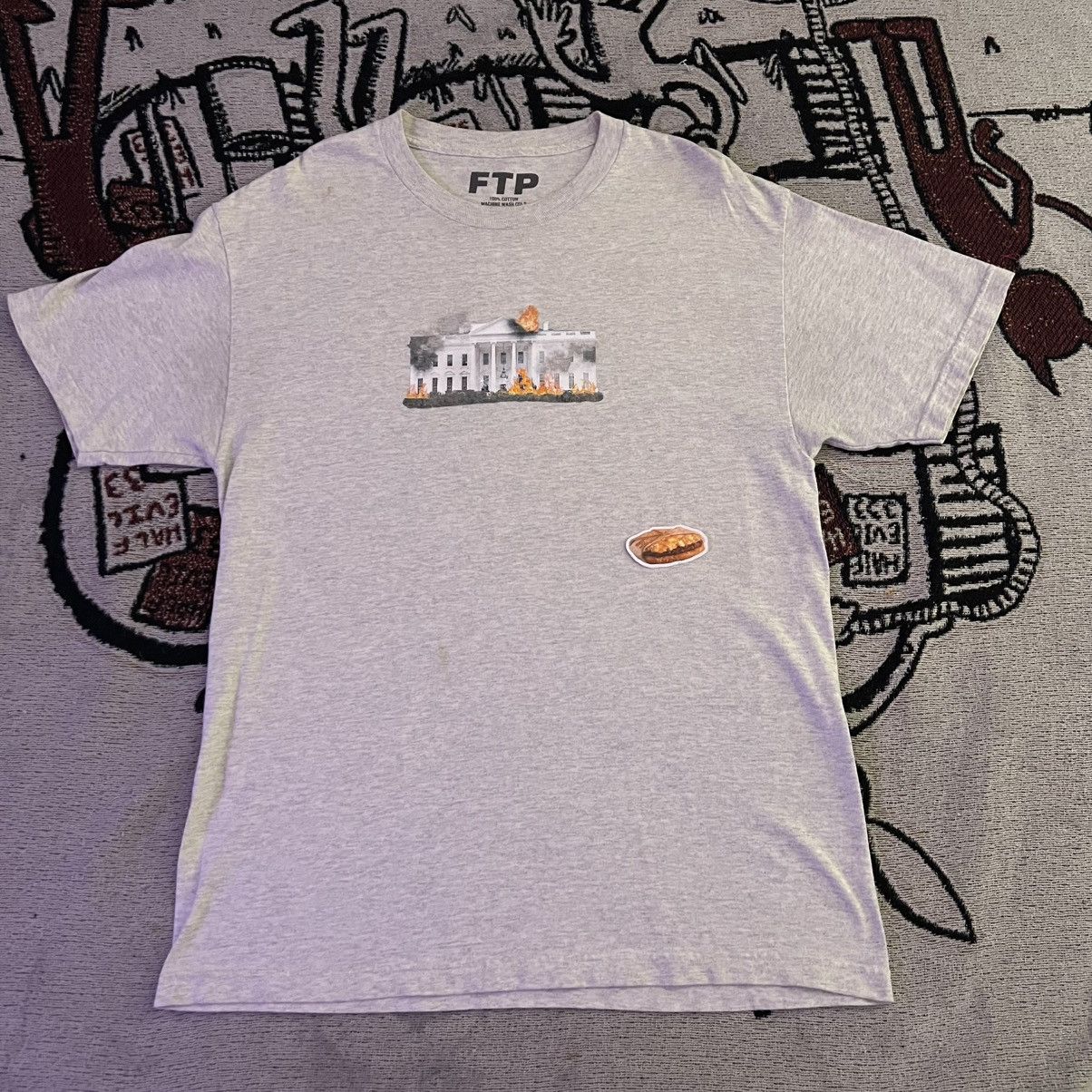 Fuck The Population fuckthepopulation white house burning tee large Size US L / EU 52-54 / 3 - 1 Thumbnail