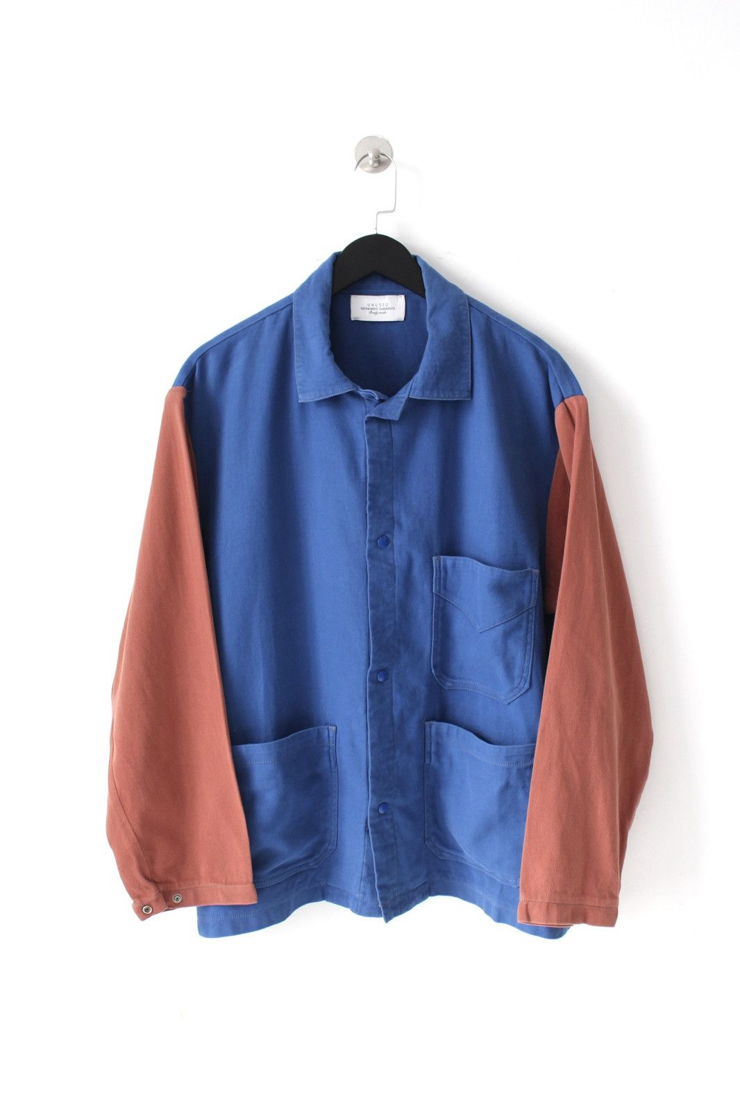 SS2021 UNUSED REFINEMENT GARMENTS BICOLOR WORK CHORE JACKET