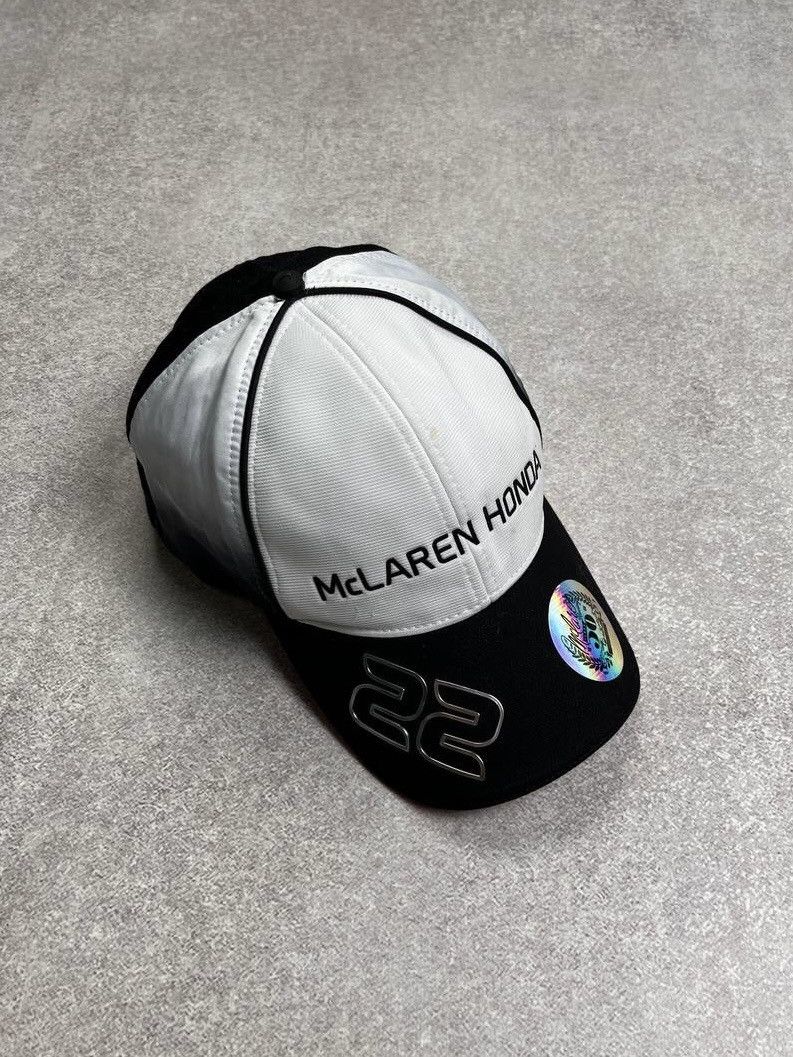 Vintage Vintage 90's Mclaren Honda Archival Cap Y2K Os Size ONE SIZE - 1 Thumbnail