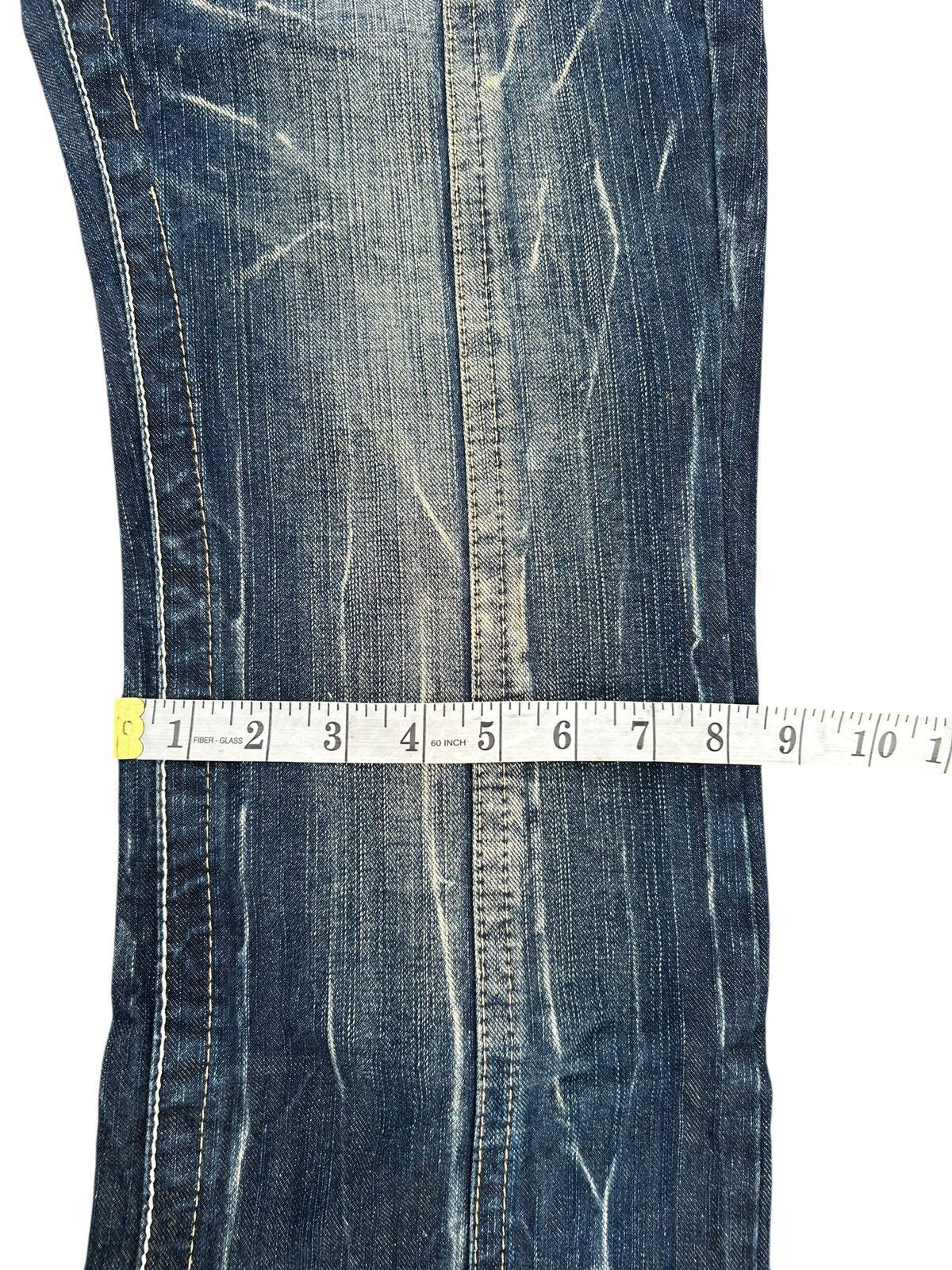 Kapital Flare Japanese Brand Three Stones Throw Denim Jeans Size US 32 / EU 48 - 14 Thumbnail