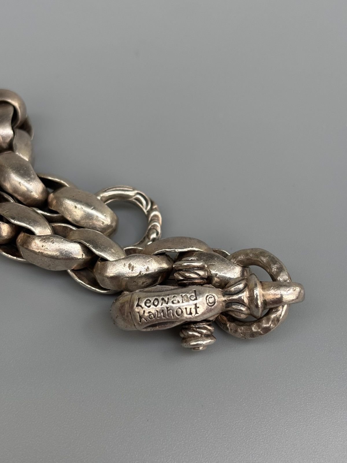 LONE ONES 90s OG Leonard Kamhout Chrome Hearts Eagle Silver Bracelet Size ONE SIZE - 16 Thumbnail