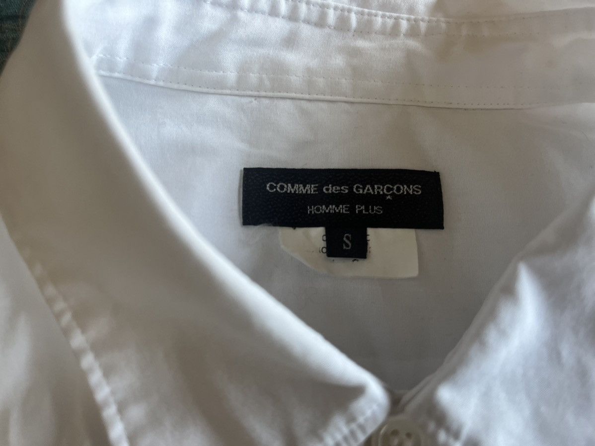Comme des Garcons Homme Plus Comme des Garçons Homme Plus White quilted sleeve shirt Size US S / EU 44-46 / 1 - 5 Thumbnail