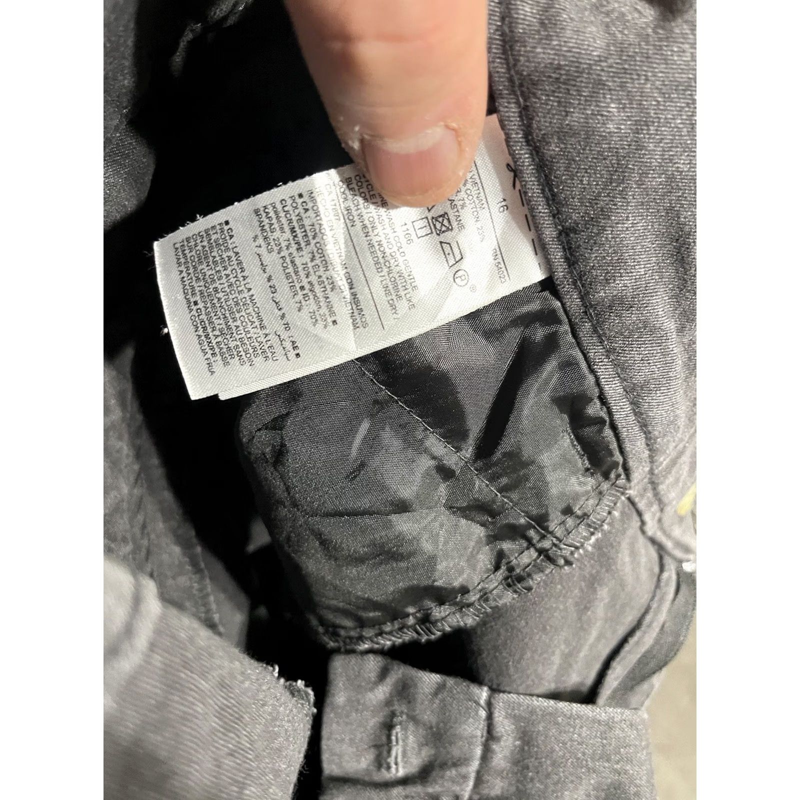 Old Navy Old Navy Women Pants Gray Size 16 Pixie Front Flat Crop Ankle Pockets Slim regular Size 38" / US 16 / IT 52 - 6 Thumbnail