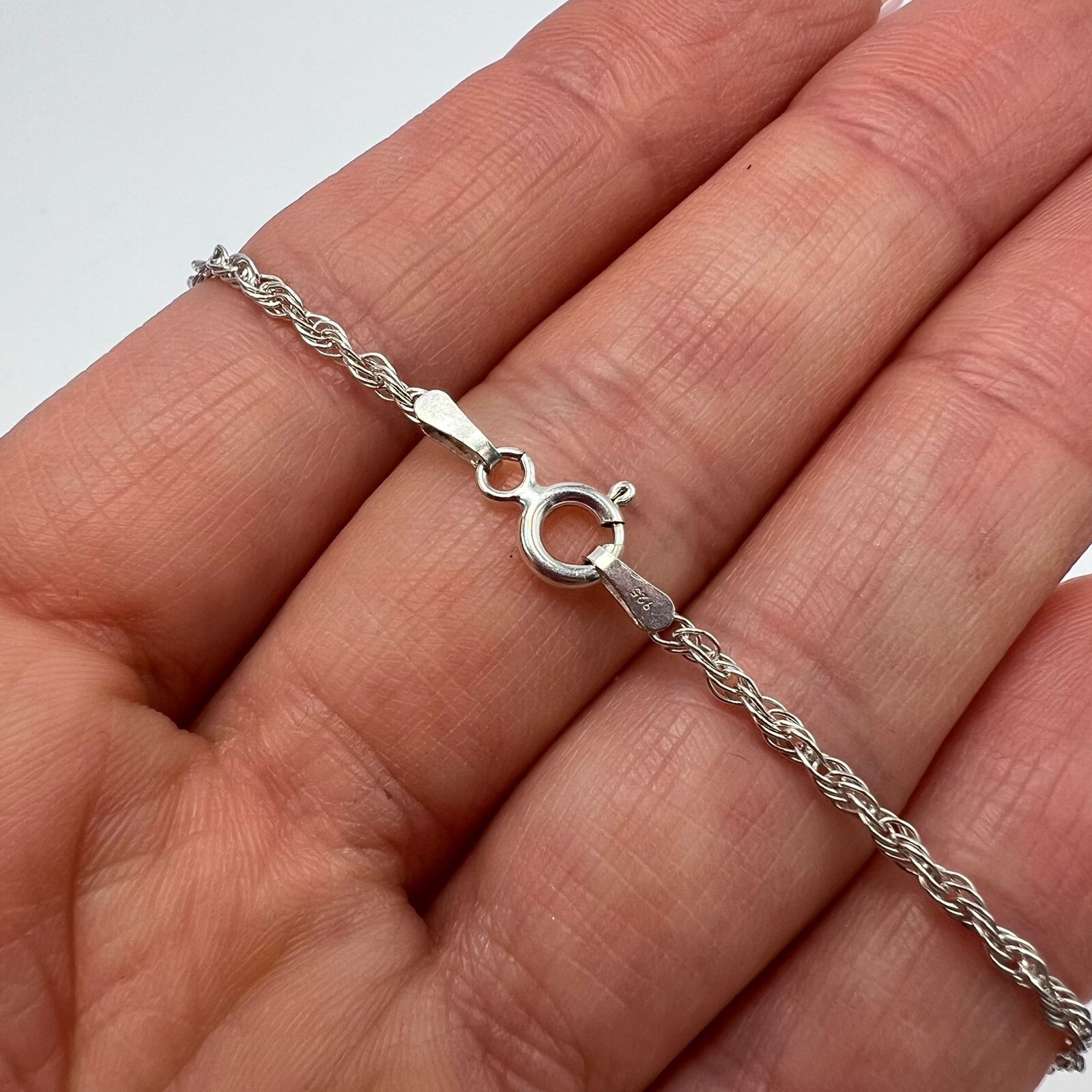 Sterling Silver Sterling Silver 925 Solitaire Cubic Zirconia Necklace Size ONE SIZE - 8 Thumbnail