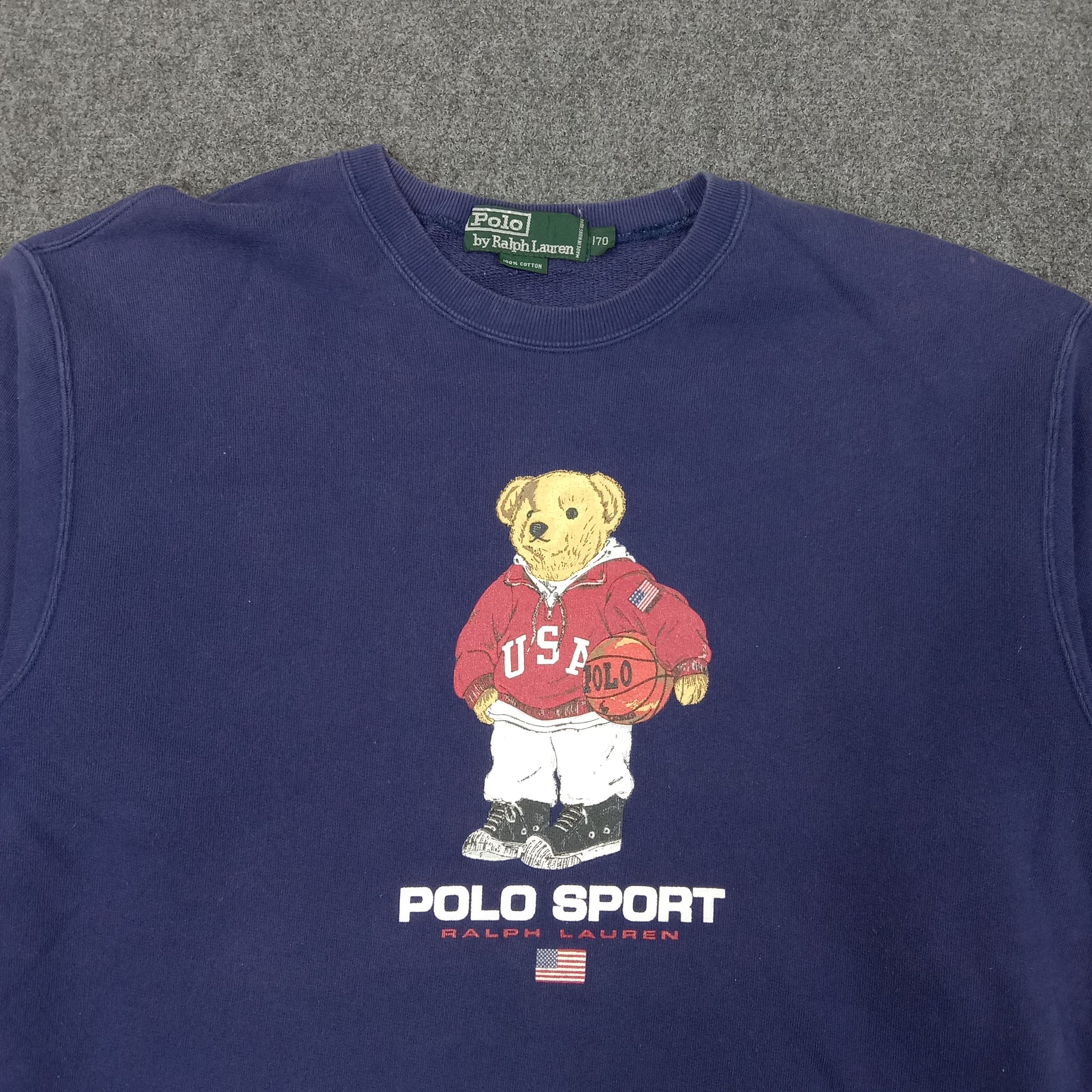 Polo Ralph Lauren Polo Bear by Ralph Lauren American Brand Sweatshirt C238N7 Size US M / EU 48-50 / 2 - 2 Thumbnail