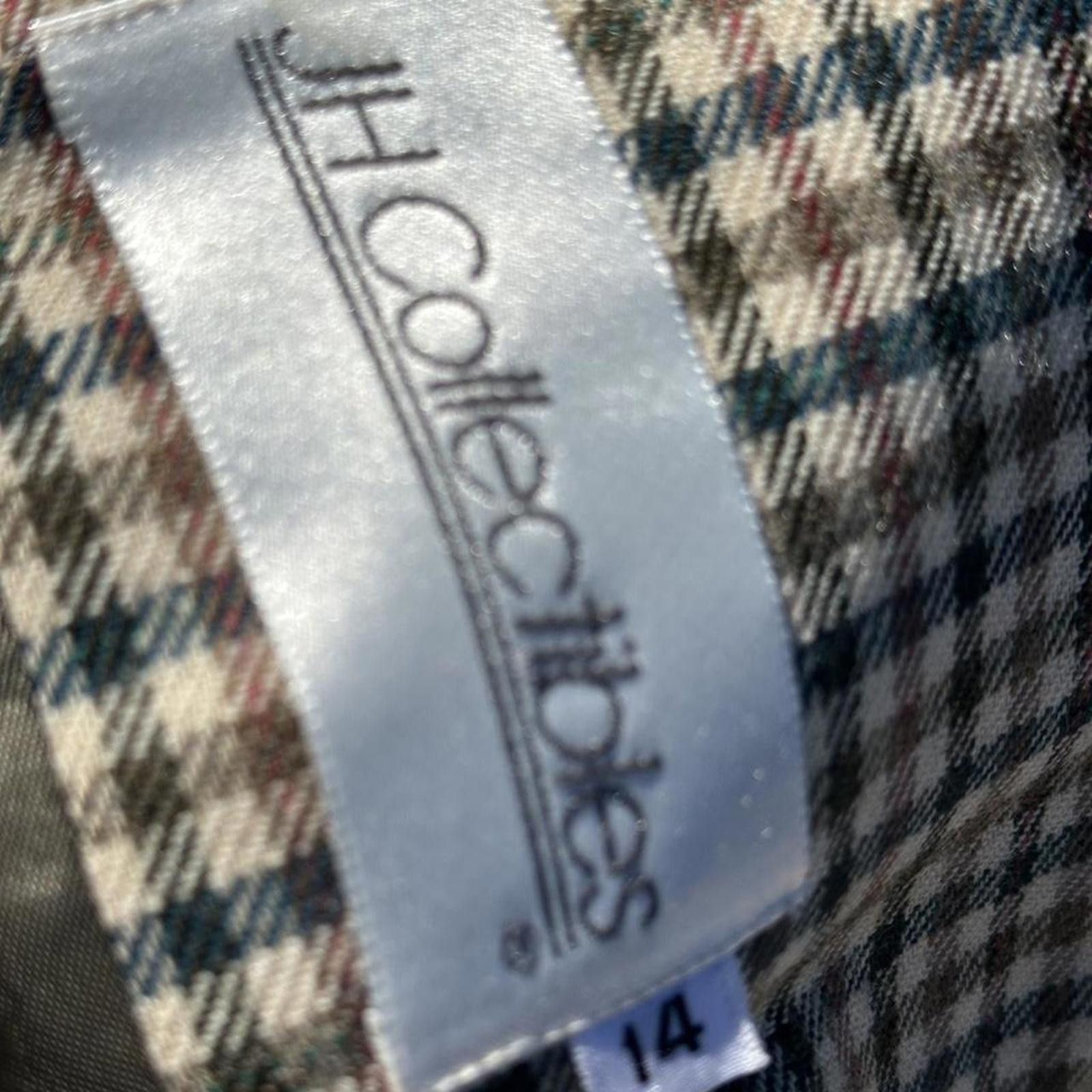 Other Brown & black plaid blazer with shoulder pads #80s #preppy Size L / US 10 / IT 46 - 3 Thumbnail