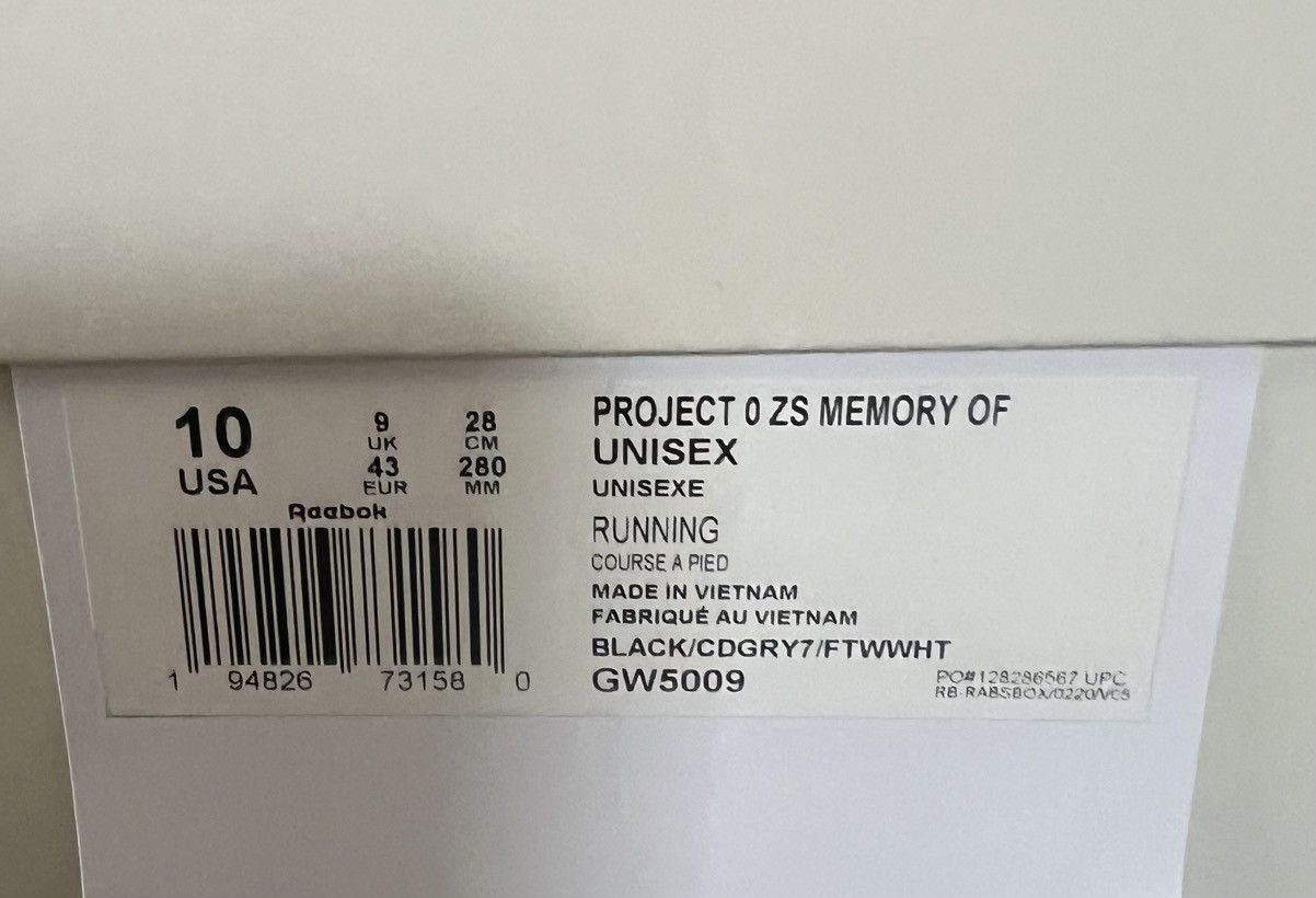 Maison Margiela × Reebok Reebok x Maison Margiela x Zig 3D Storm Memory Of Size US 10 / EU 43 - 8 Thumbnail