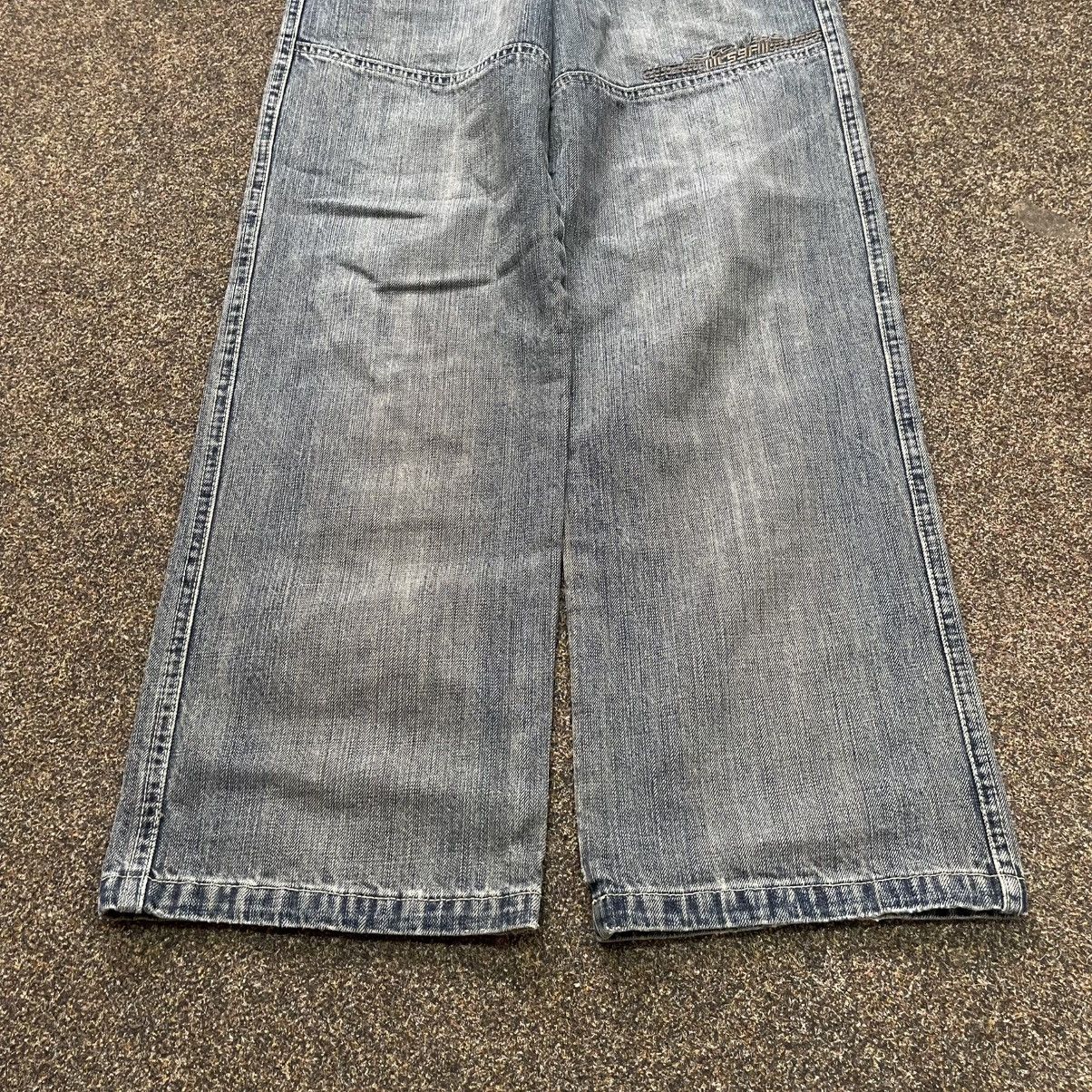 Vintage Vintage Y2K Baggy Wide Leg Faded Jeans Skater Streetwear Size 32" / US 10 / IT 46 - 5 Thumbnail