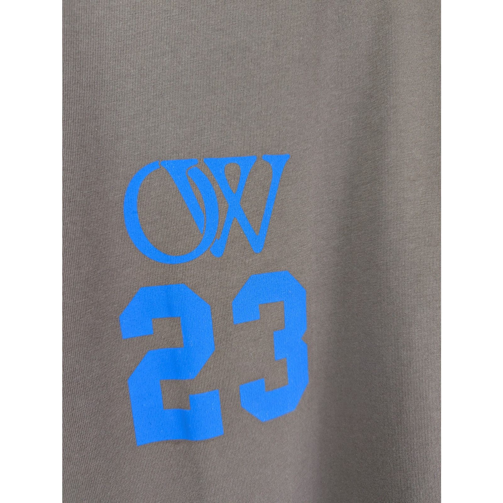 Off-White o1rshd1 23 Varsity Skate Long Sleeve Tee T-Shirt in Brown Size US XXL / EU 58 / 5 - 9 Thumbnail