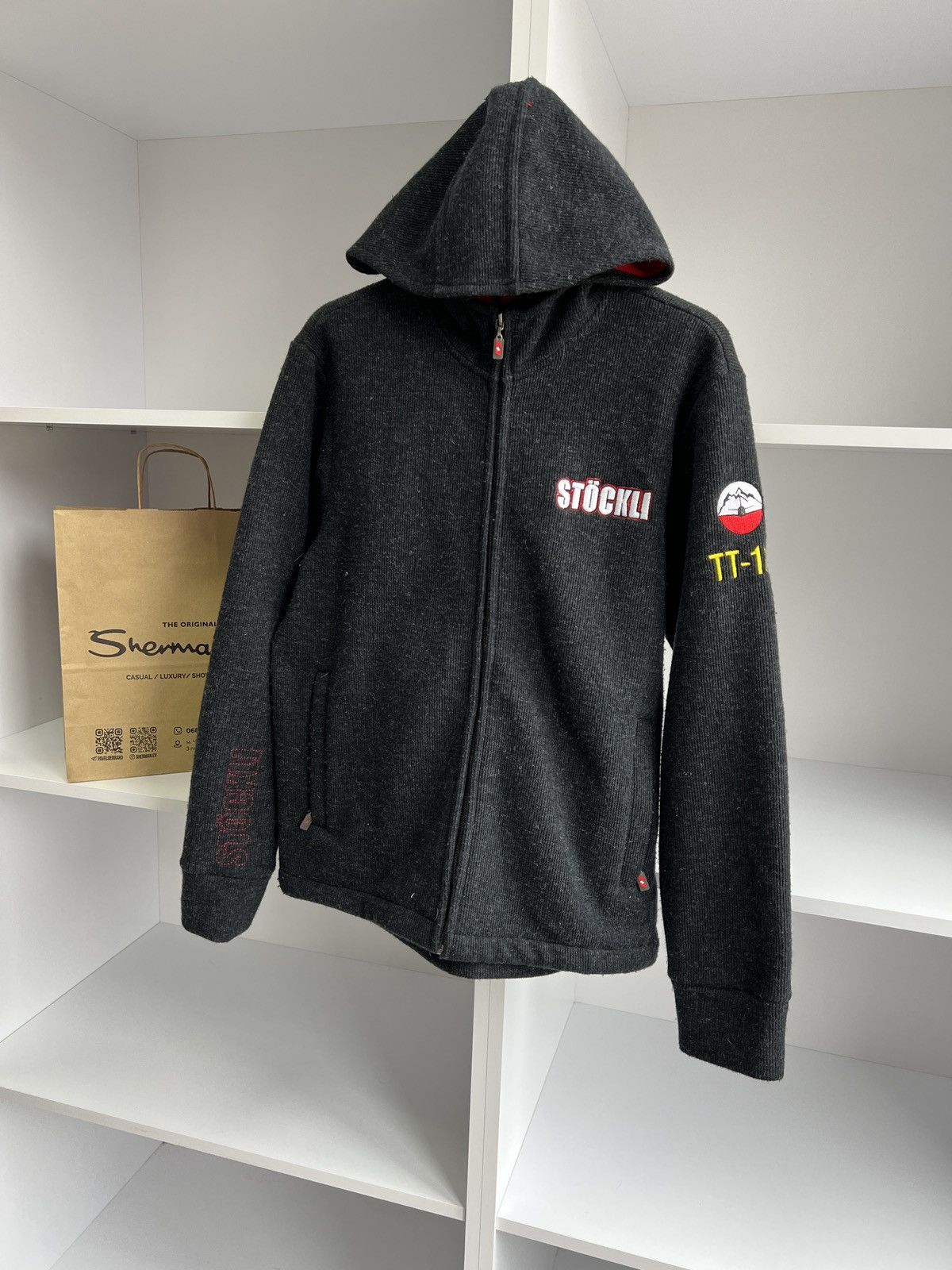 Designer × Vintage Vintage Stockli zip hoodie Size US S / EU 44-46 / 1 - 2 Thumbnail