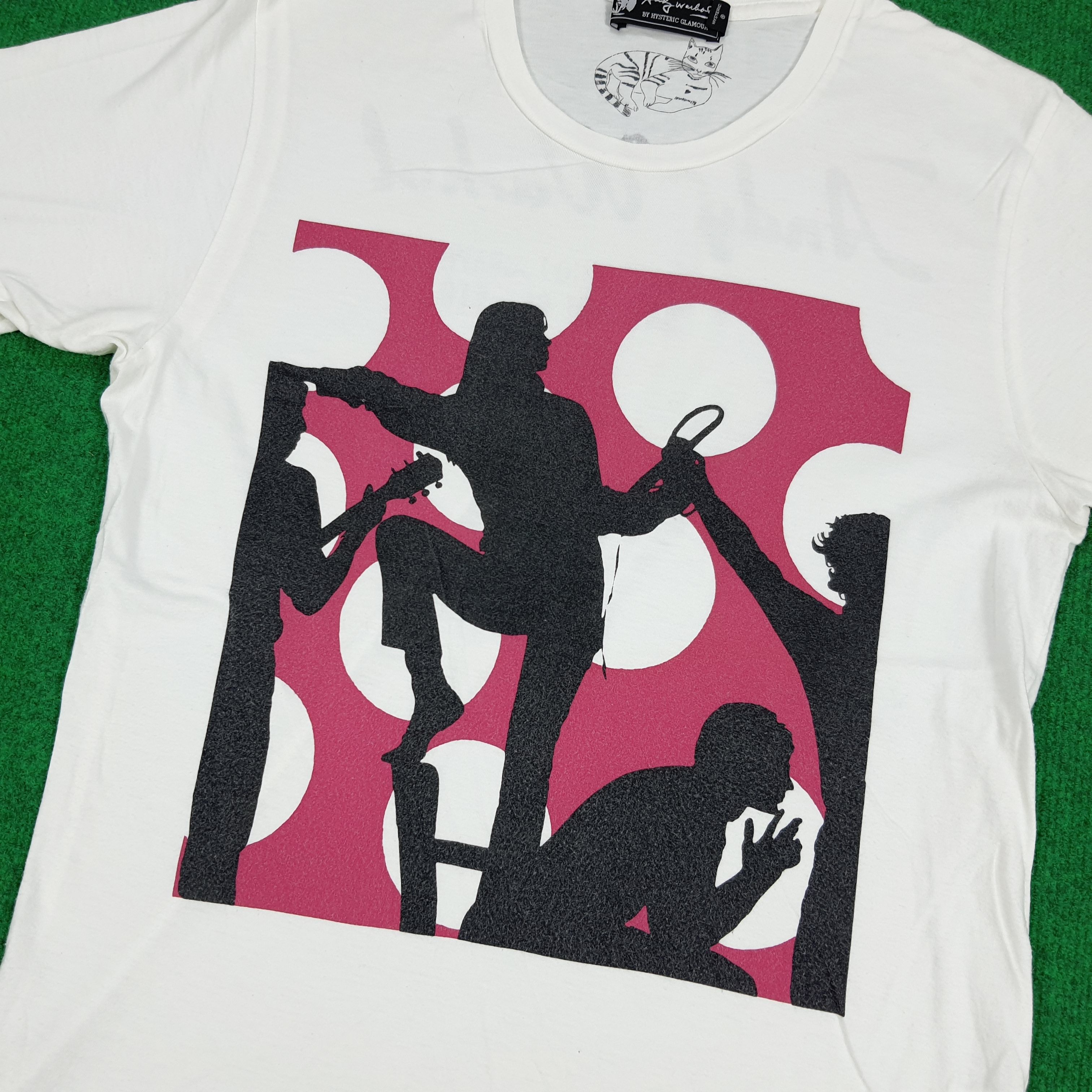 Hysteric Glamour × Japanese Brand × Vintage Vintage Andy Warhol by Hysteric Glamour Silhouette Tshirt l Size US S / EU 44-46 / 1 - 2 Thumbnail