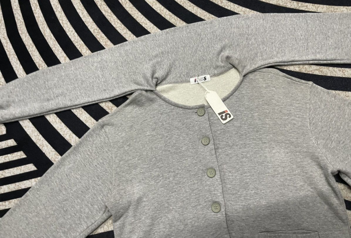Issey Miyake × Japanese Brand × Tsumori Chisato 90s ISSEY MIYAKE DOUBLE SLEEVE BUTTON SWEATSHIRT CROPPED Size M / US 6-8 / IT 42-44 - 11 Thumbnail