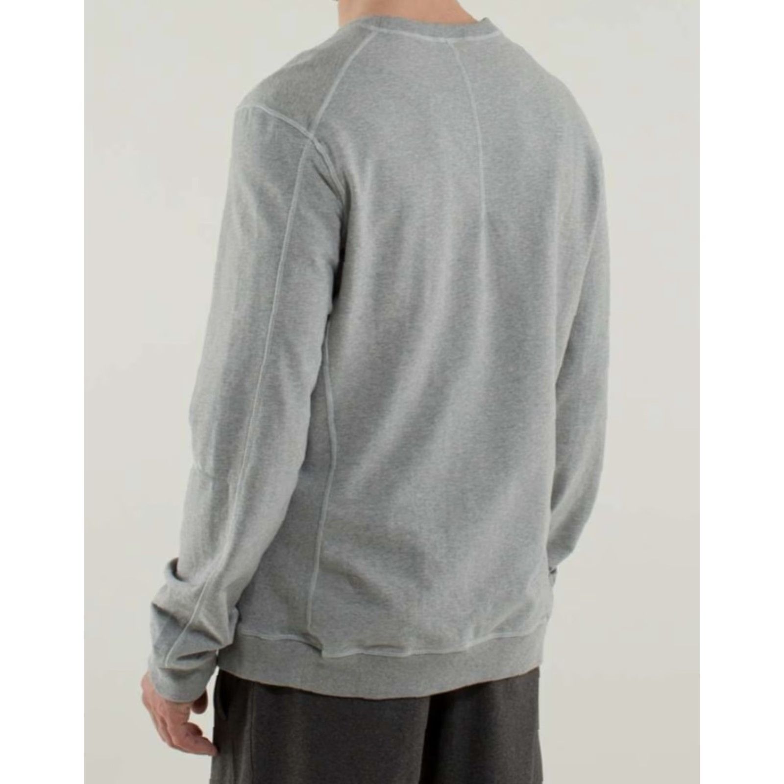 Lululemon Lululemon Men’s All Town Crew Long Sleeve Sweatshirt Size L Gray Athletic Regular Size US L / EU 52-54 / 3 - 2 Thumbnail