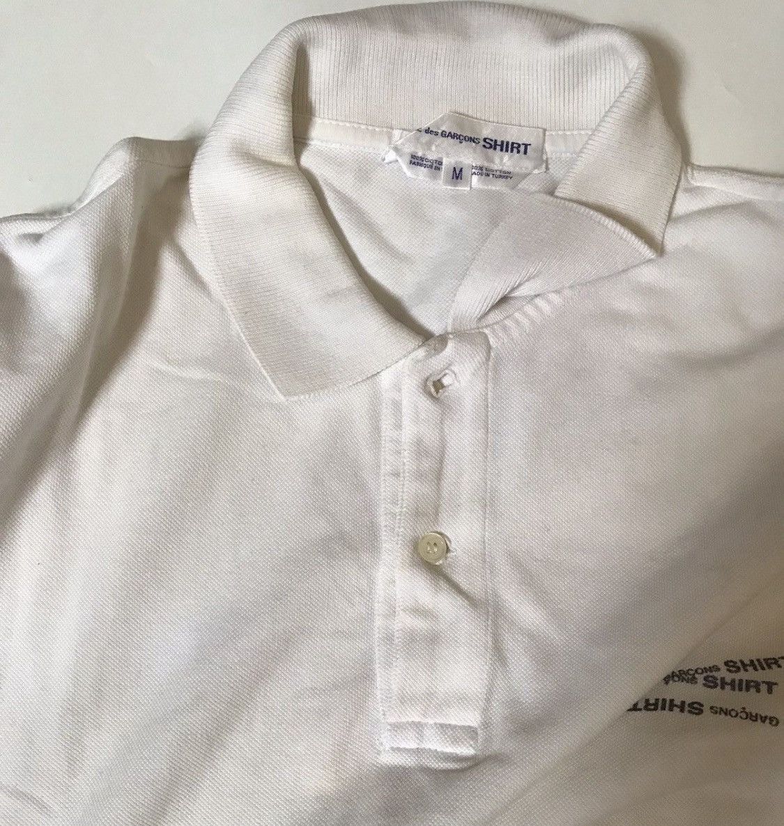 Comme des Garcons Vintage CDG SHIRT logo polo shirt Size US M / EU 48-50 / 2 - 7 Thumbnail