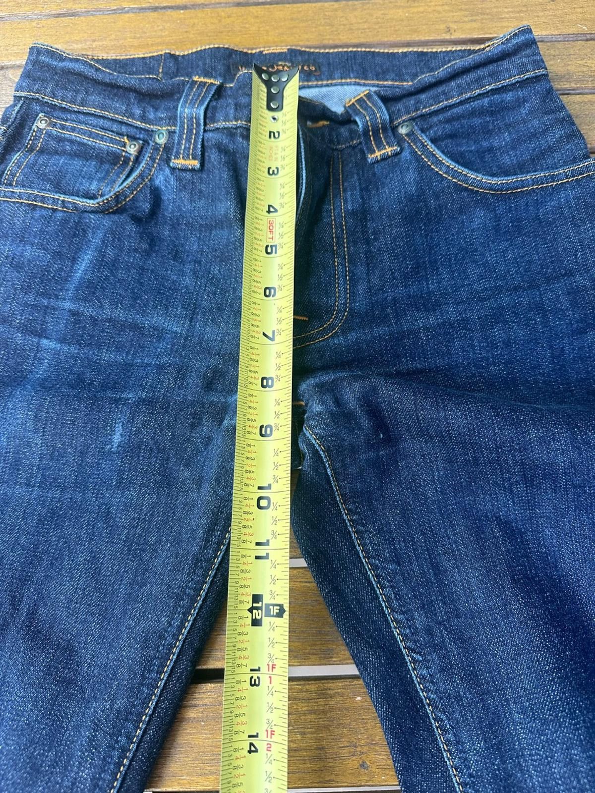 Nudie Jeans Nudie Jeans Co Raw Denim 29x32 – Dark Indigo – Made in Italy Size US 29 - 9 Thumbnail