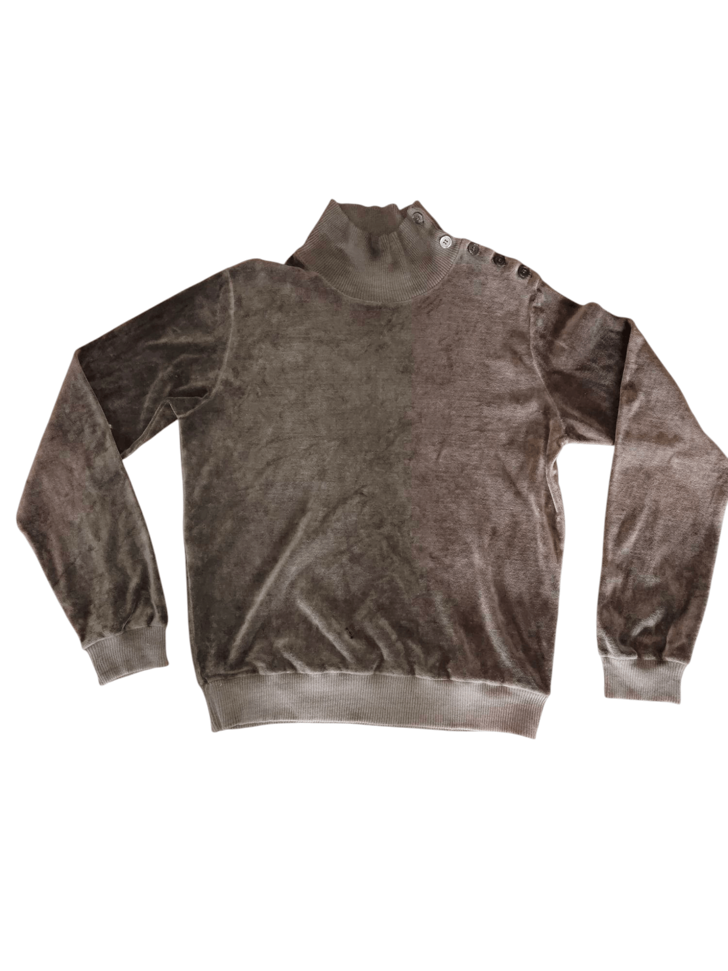 A.P.C. A.P.C Velvet Plain Sweatshirt Size US M / EU 48-50 / 2 - 1 Thumbnail