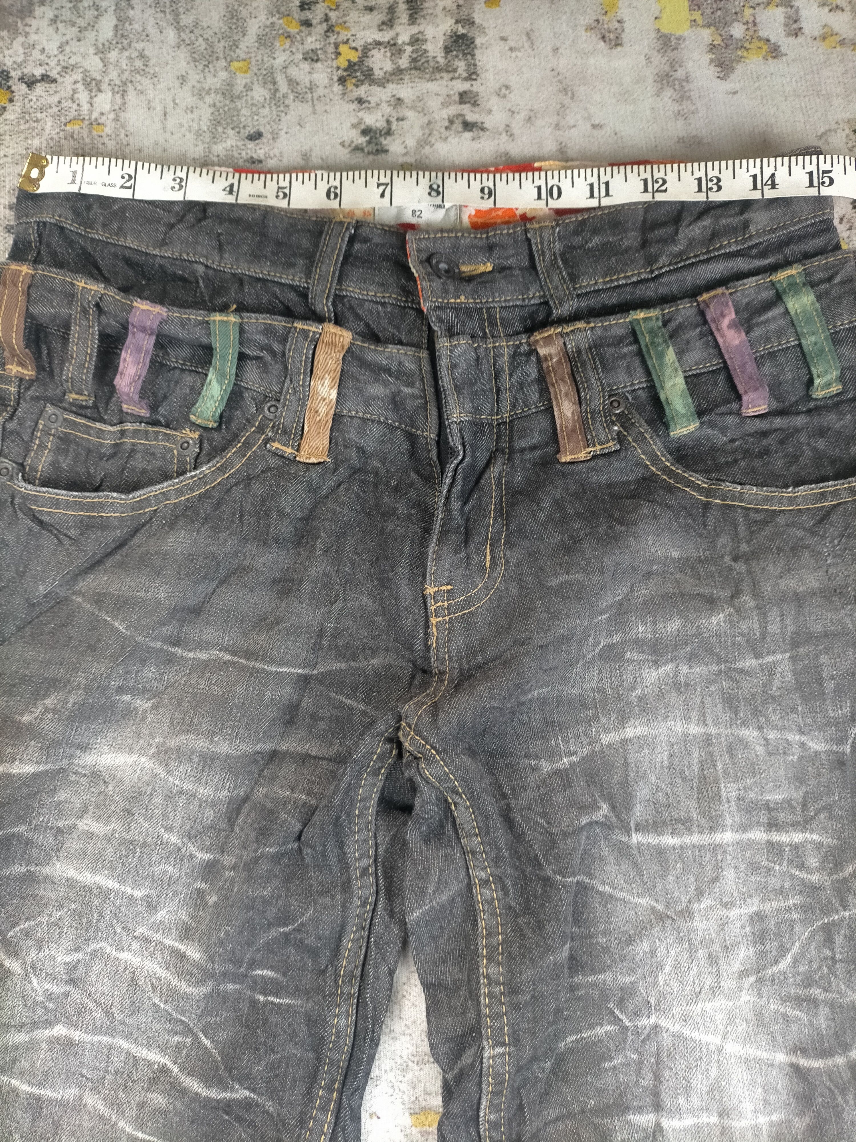 Hysteric Glamour Vintage Nylaus Clawmark Washed Distressed Jeans Size US 30 / EU 46 - 7 Thumbnail