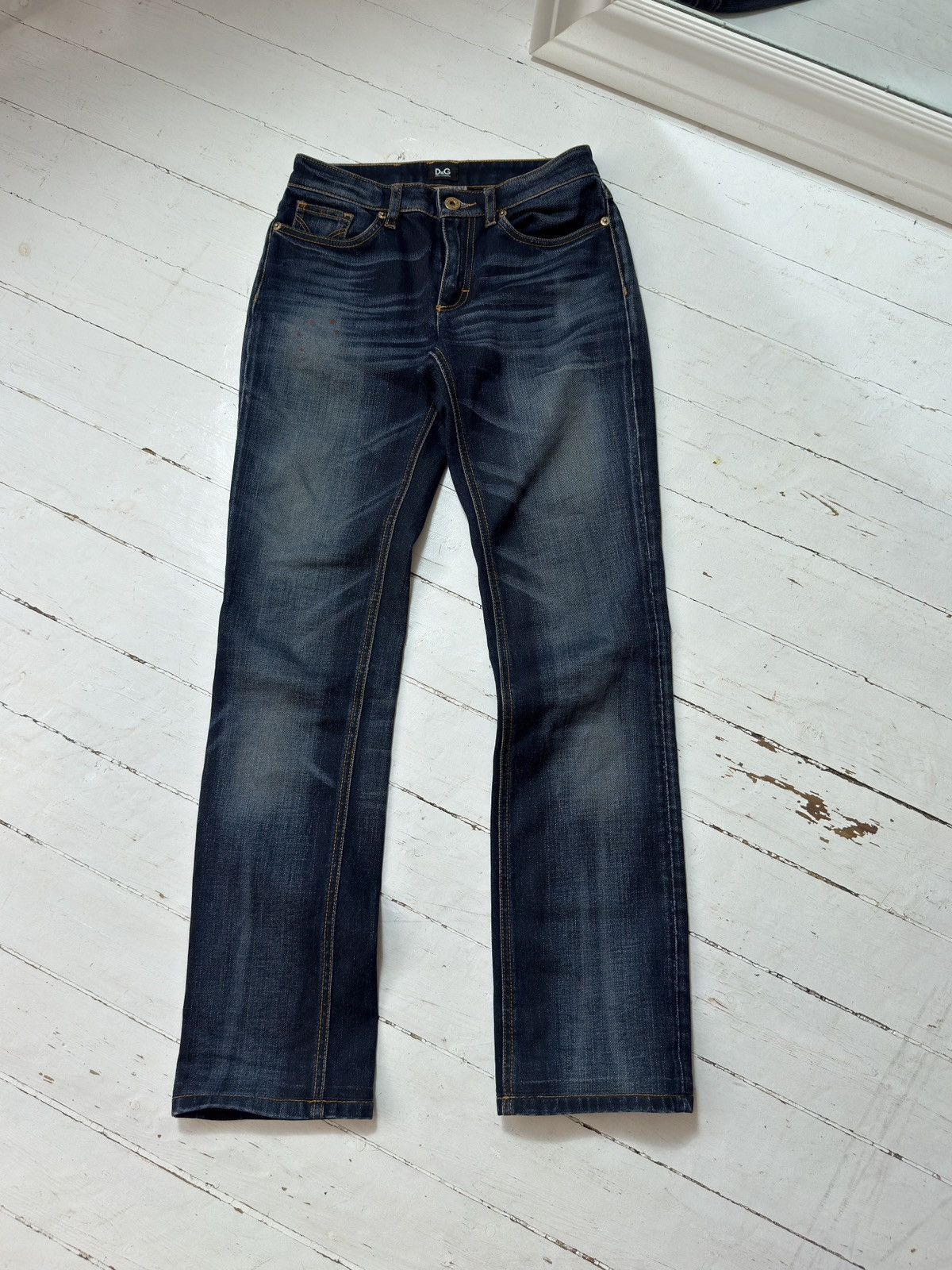 VINTAGE DOLCE&GABBANA 2000s SLIMMY WMN DENIM PANTS