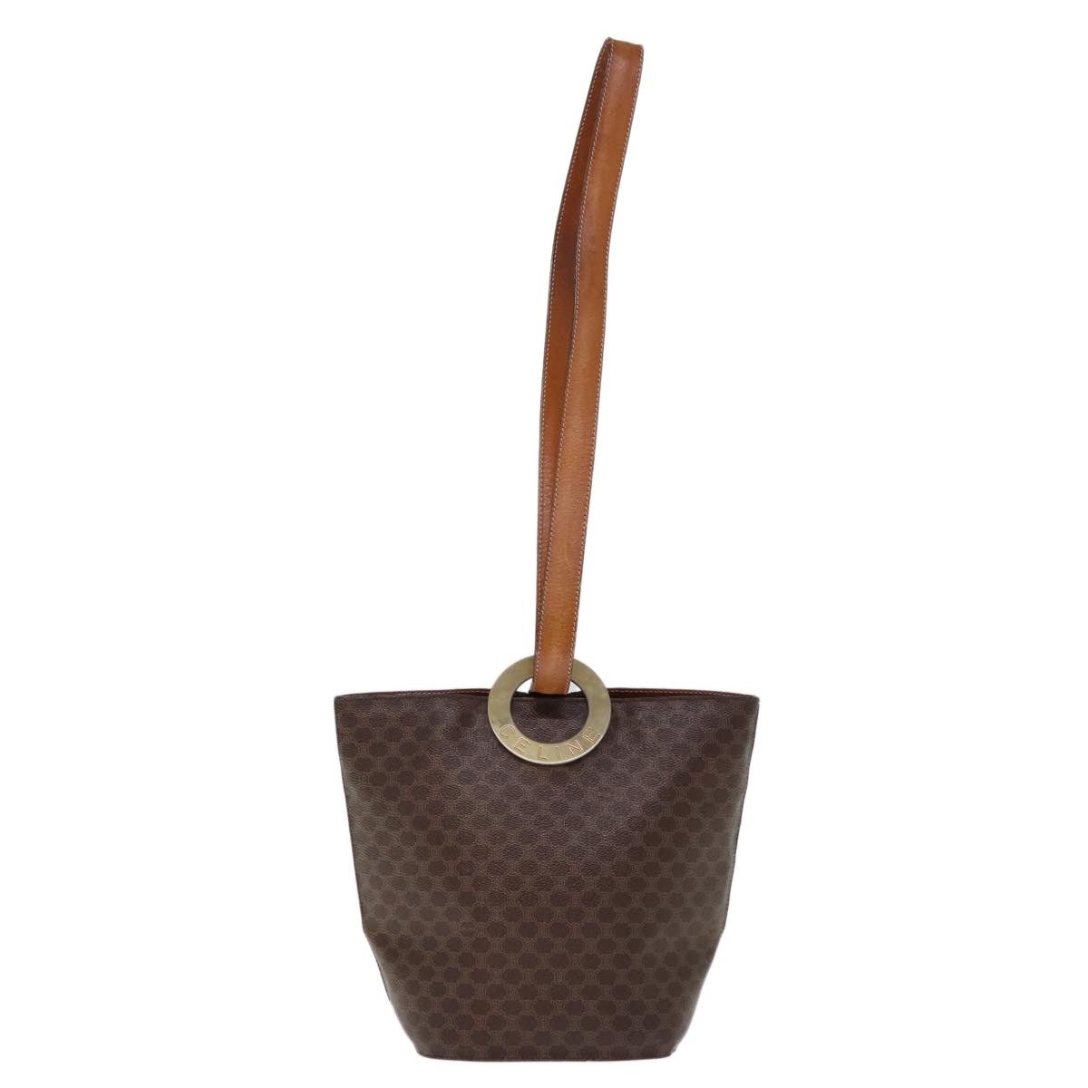 Celine CELINE Macadam Canvas Shoulder Bag Pvc Brown Size ONE SIZE - 2 Thumbnail