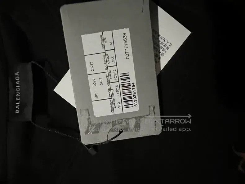 Balenciaga Balenciaga Sanskrit mud-dye long-sleeved T-shirt, size M Size US M / EU 48-50 / 2 - 5 Thumbnail