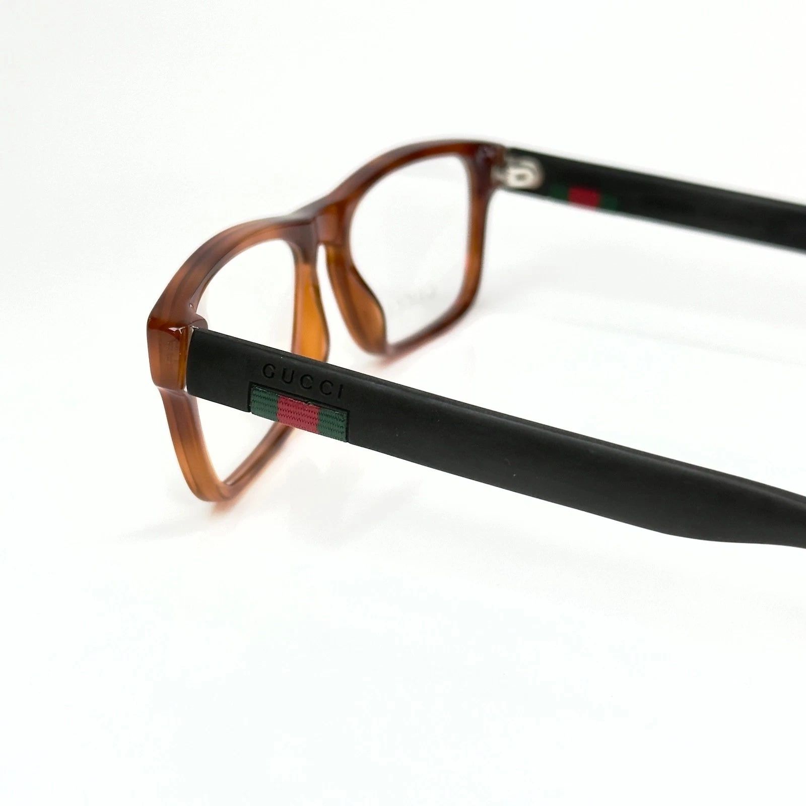 Gucci GUCCI GG0174O 0174 Black STRIPE Eyeglasses Optical Frame 003 Size ONE SIZE - 4 Thumbnail