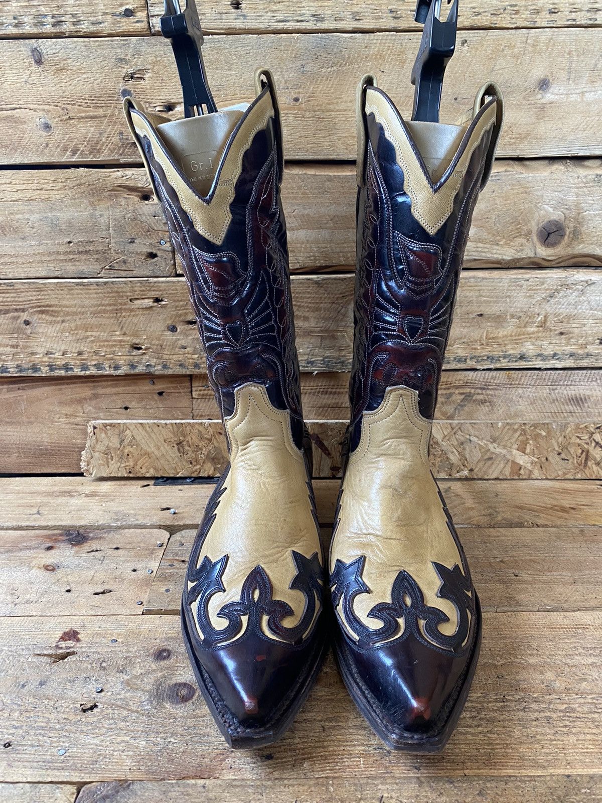 Cowboy Equipment Sendra western riding cowboy floral boots sz 42 Size US 8.5 / EU 41-42 - 2 Thumbnail