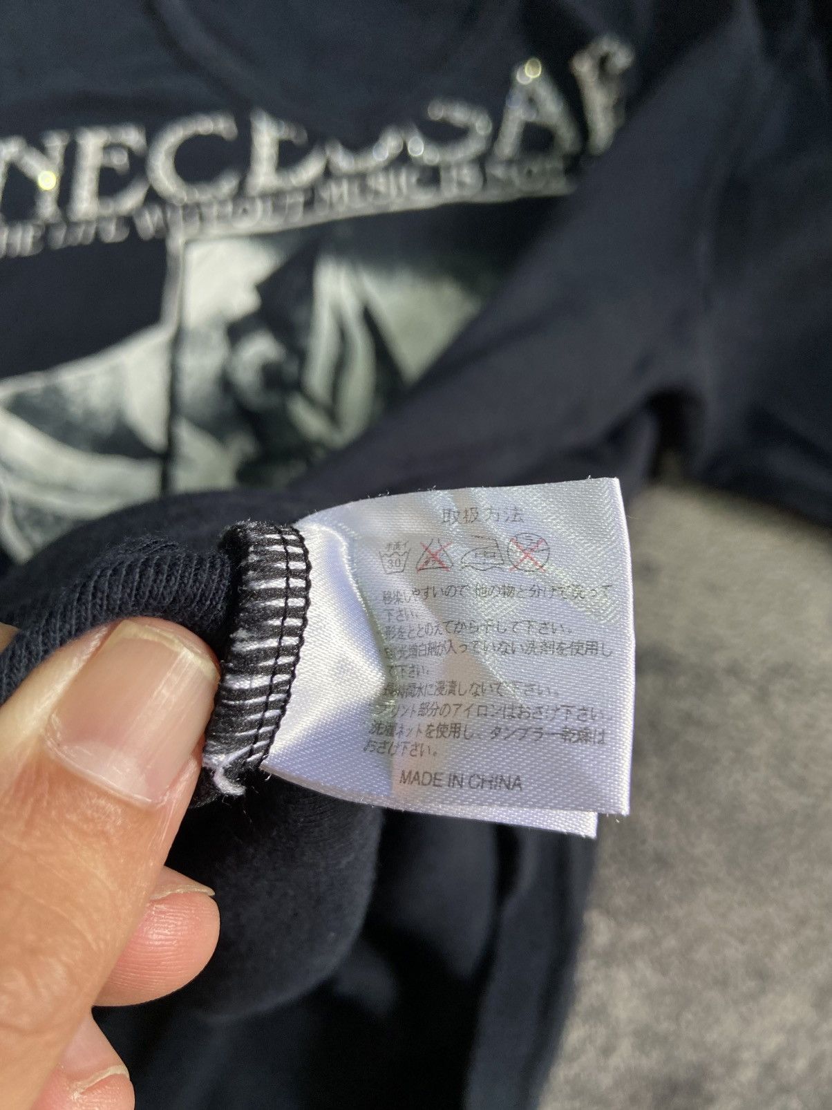 If Six Was Nine × Japanese Brand × Le Grande Bleu (L.G.B.) Semantic Design Necessary Poem Longsleeve Shirt Size US L / EU 52-54 / 3 - 8 Thumbnail