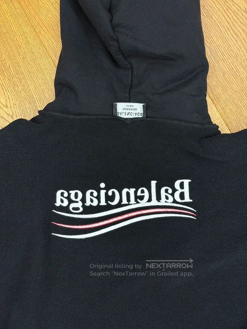 Balenciaga Balenciaga Hooded Sweatshirt Coke Logo Black M Size Size US M / EU 48-50 / 2 - 7 Thumbnail