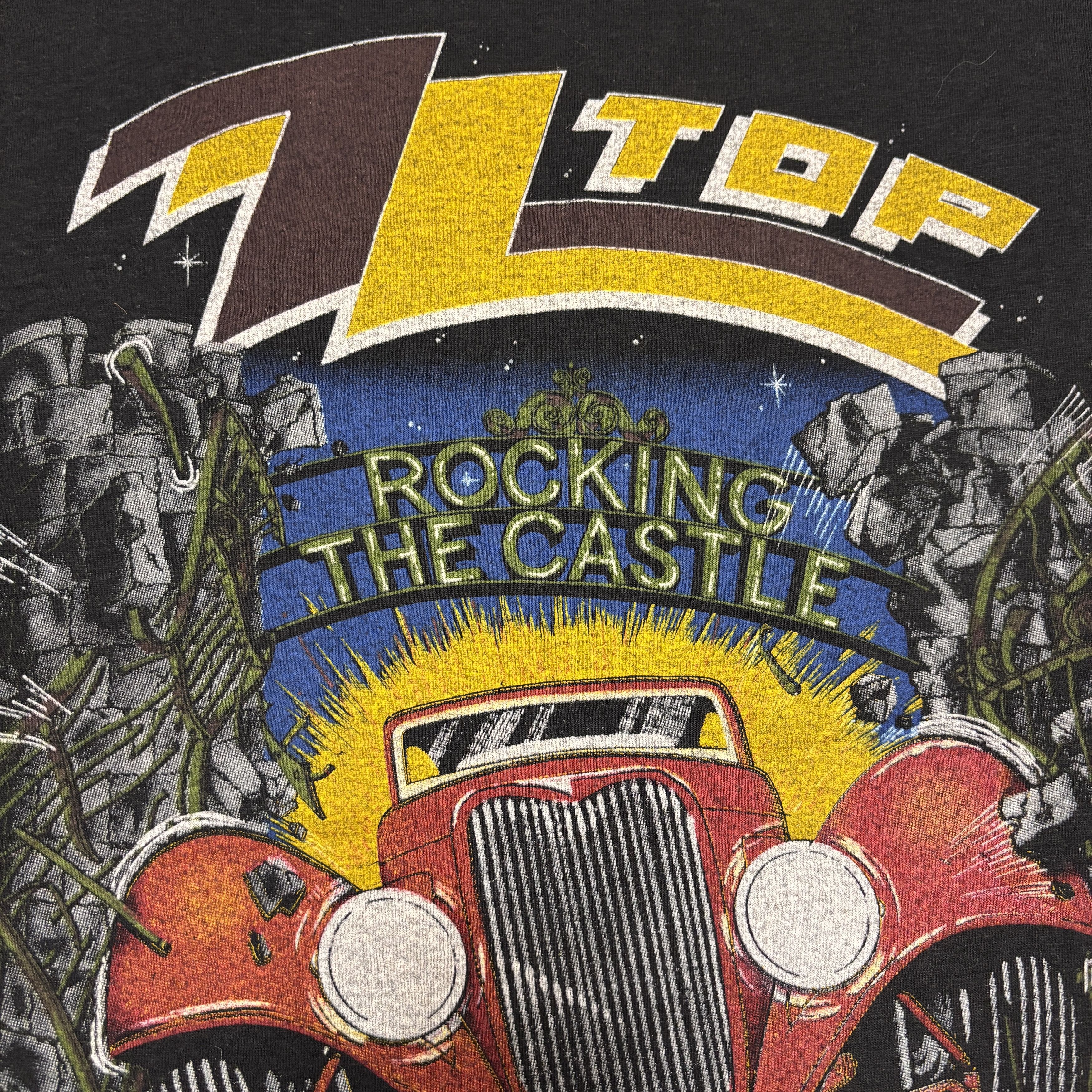 Band Tees Vintage ZZ Top Shirt 80s Band Tee Marillion Monsters of Rock Size US M / EU 48-50 / 2 - 6 Thumbnail