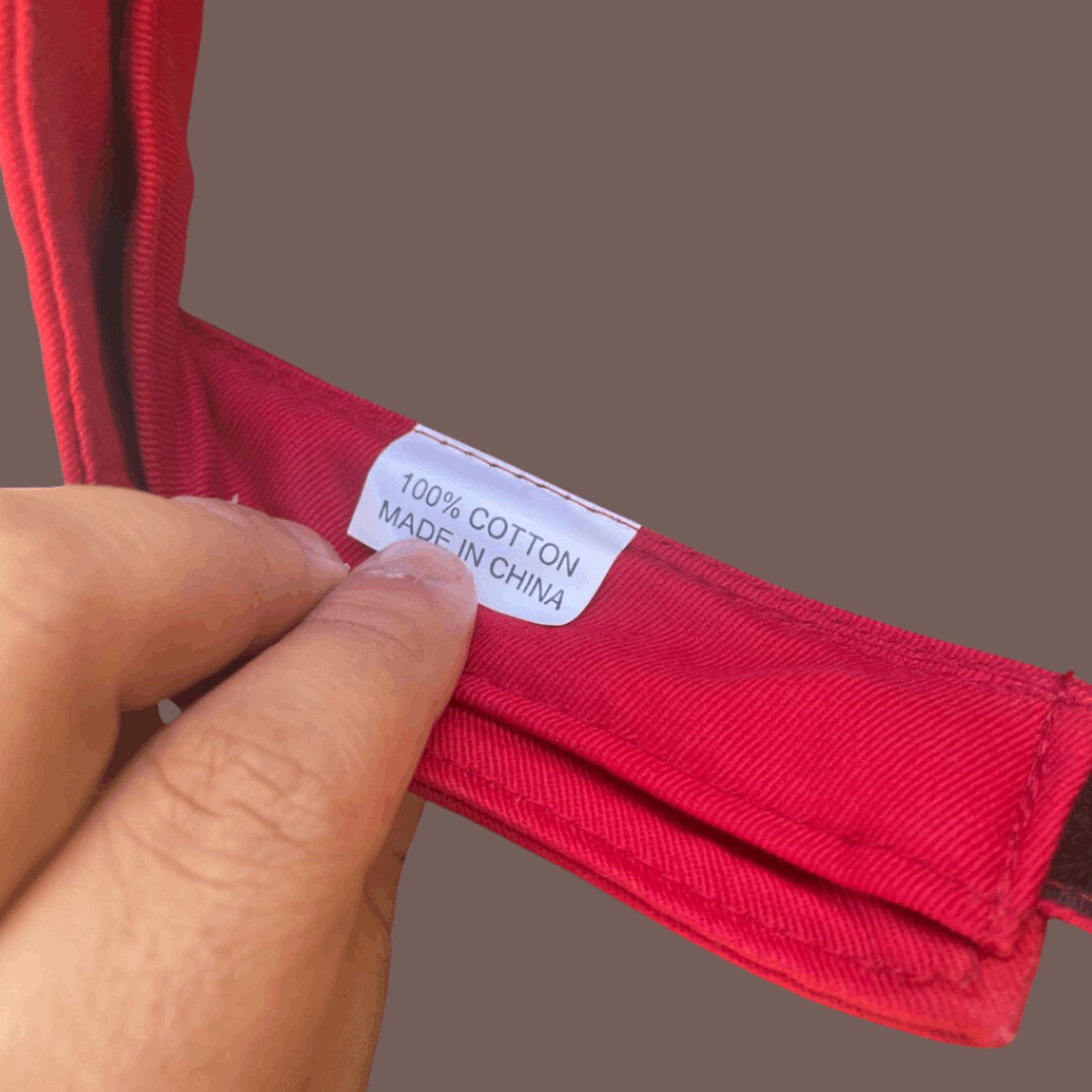 Vintage VTG Red Visor | AIDS Walk SF Embroidered | 2000s Archival Size ONE SIZE - 3 Thumbnail