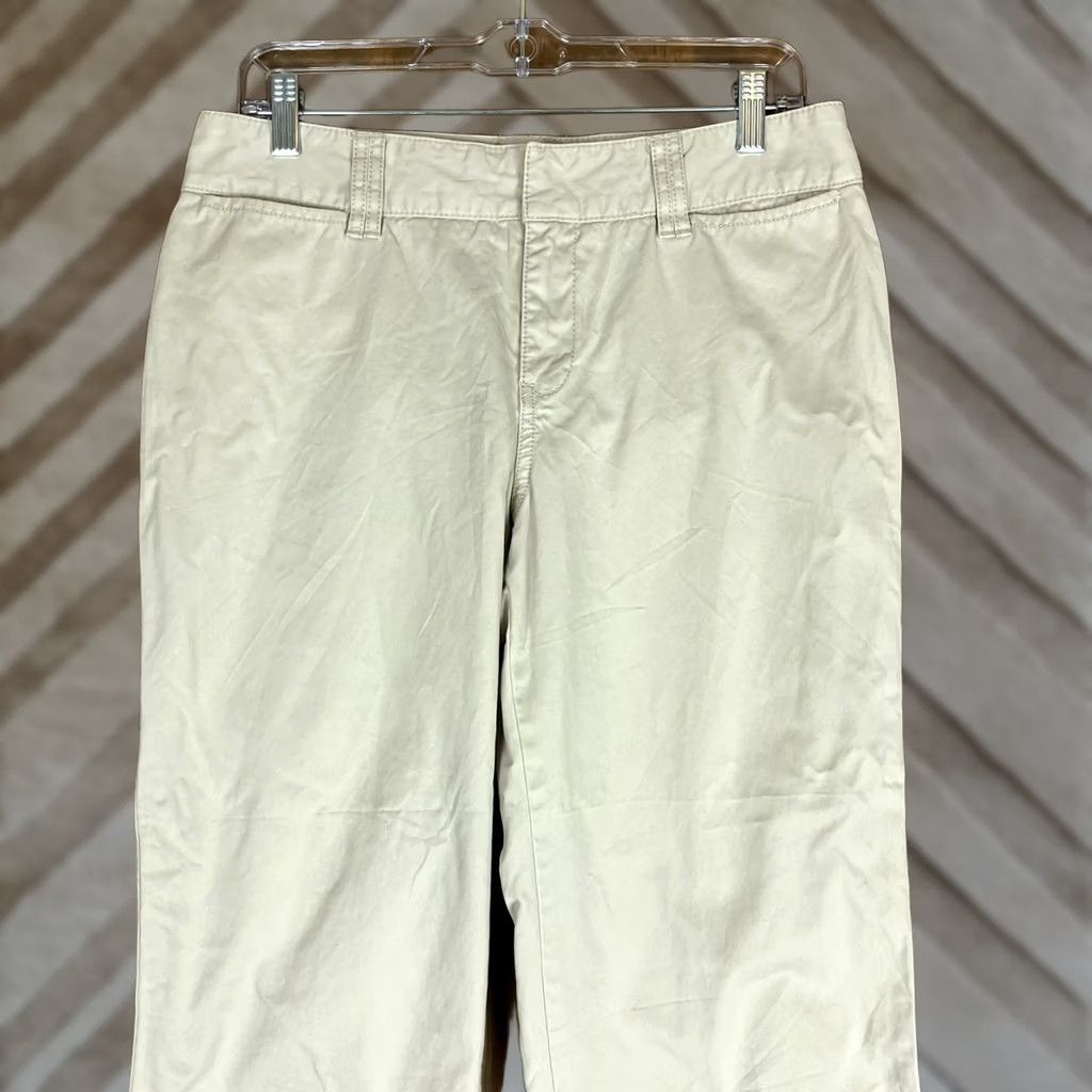 Eddie Bauer Eddie Bauer Womens Pants Tan Mid Rise Vashon Fit Capri 100% Cotton 8 Size 24" / US 00 / IT 34 - 1 Thumbnail