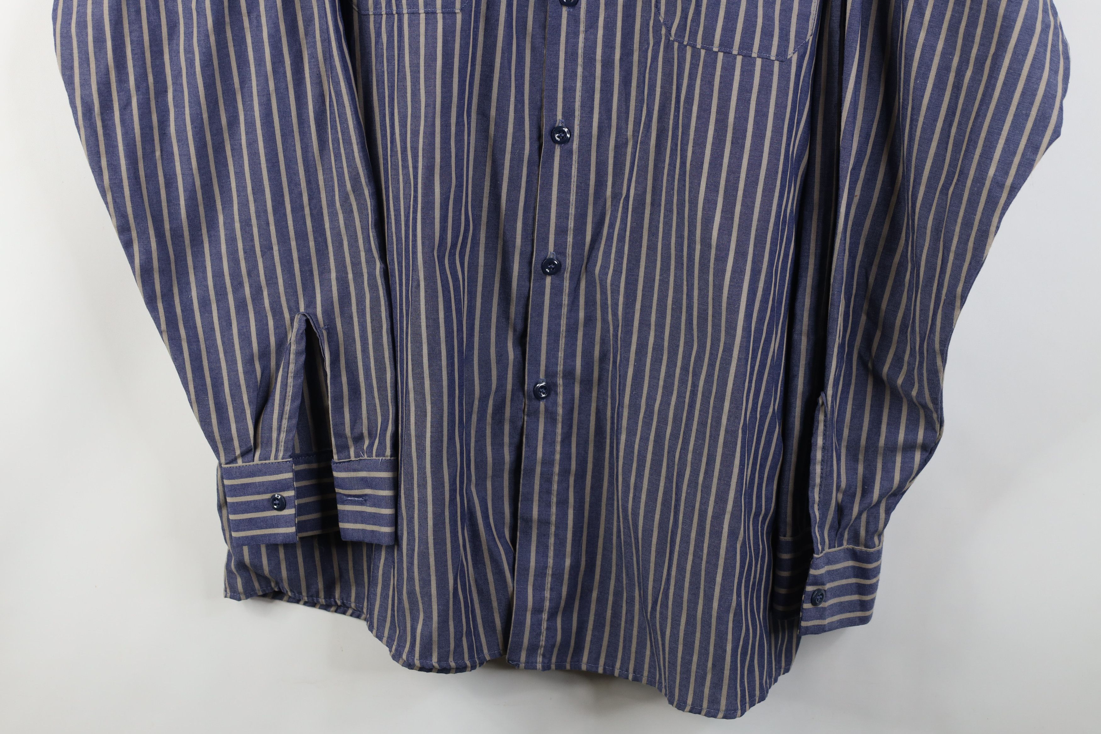 Vintage Vintage 90s Streetwear Workwear Collared Button Shirt Size US XL / EU 56 / 4 - 3 Thumbnail