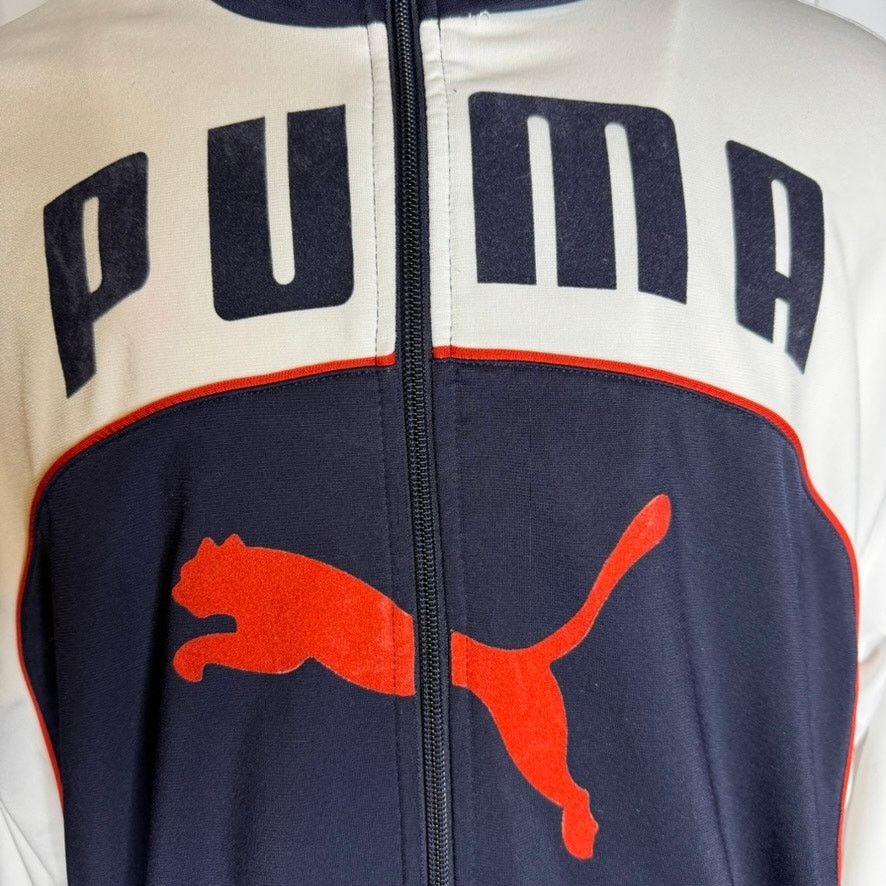 Puma Puma XL Colorblock Track Jacket Big Logo Full Zip World Cup Size US XL / EU 56 / 4 - 4 Thumbnail