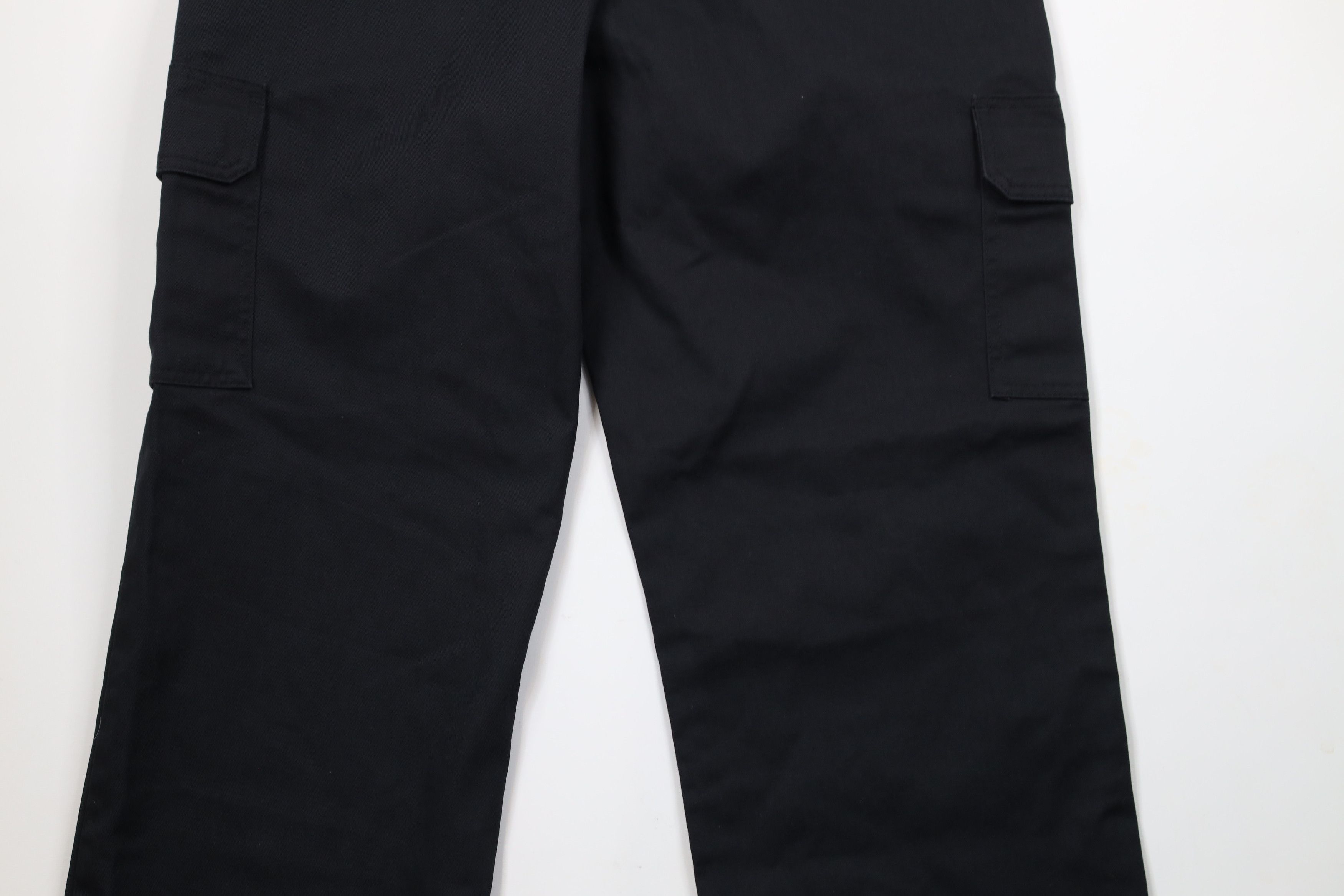 Dickies × Vintage Vintage Y2K Dickies Straight Wide Leg Cargo Pants Black Size US 36 / EU 52 - 11 Thumbnail