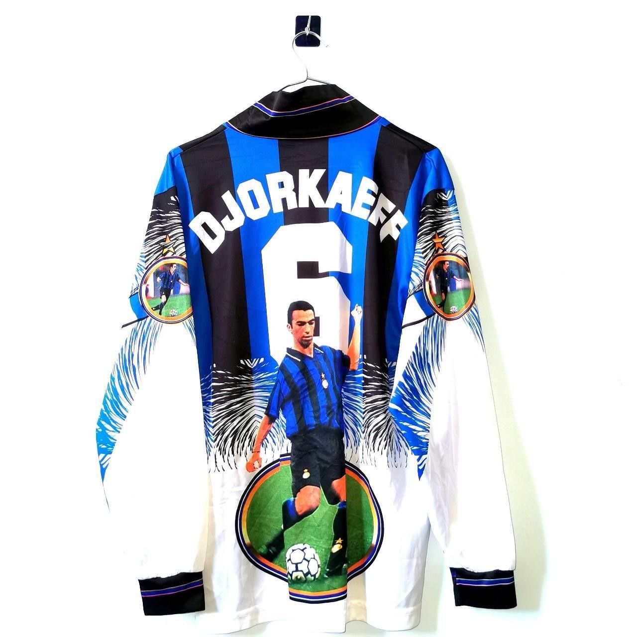 Other Inter Milan Italy 90s Fan Shirt Jersey DJORKAEEF France Size US XL / EU 56 / 4 - 1 Thumbnail