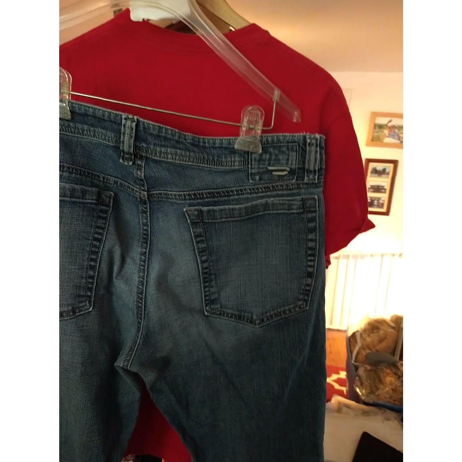 Diesel VINTAGE Diesel Jeans Size 33 Made In Italy Straight Leg Button Fly Men Denim Blue 31in Inseam Adult Mens Regular 33 Size US 33 - 7 Thumbnail