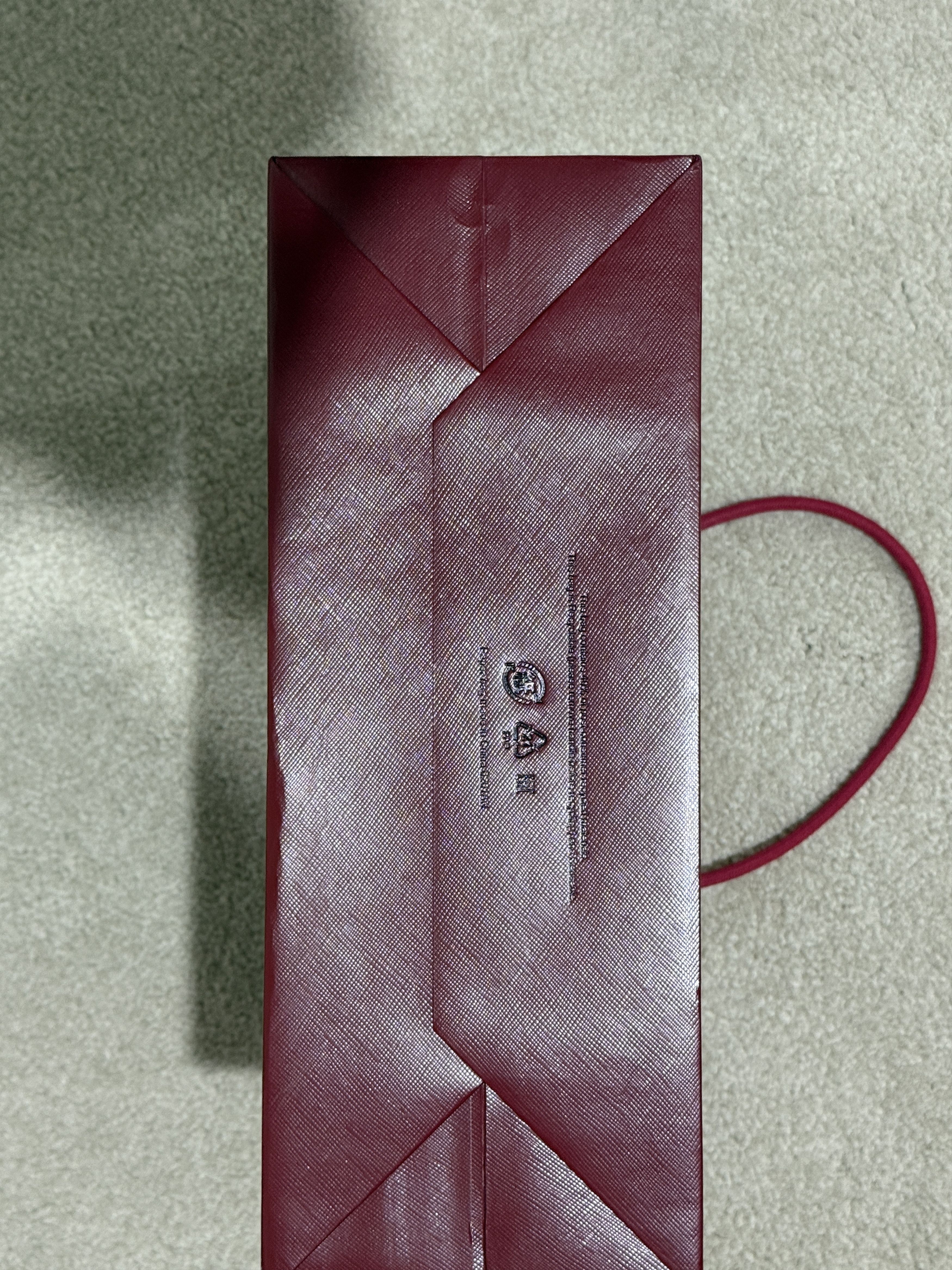 Cartier Authentic Cartier Medium Red Paper Shopping Gift Bag Size ONE SIZE - 4 Thumbnail
