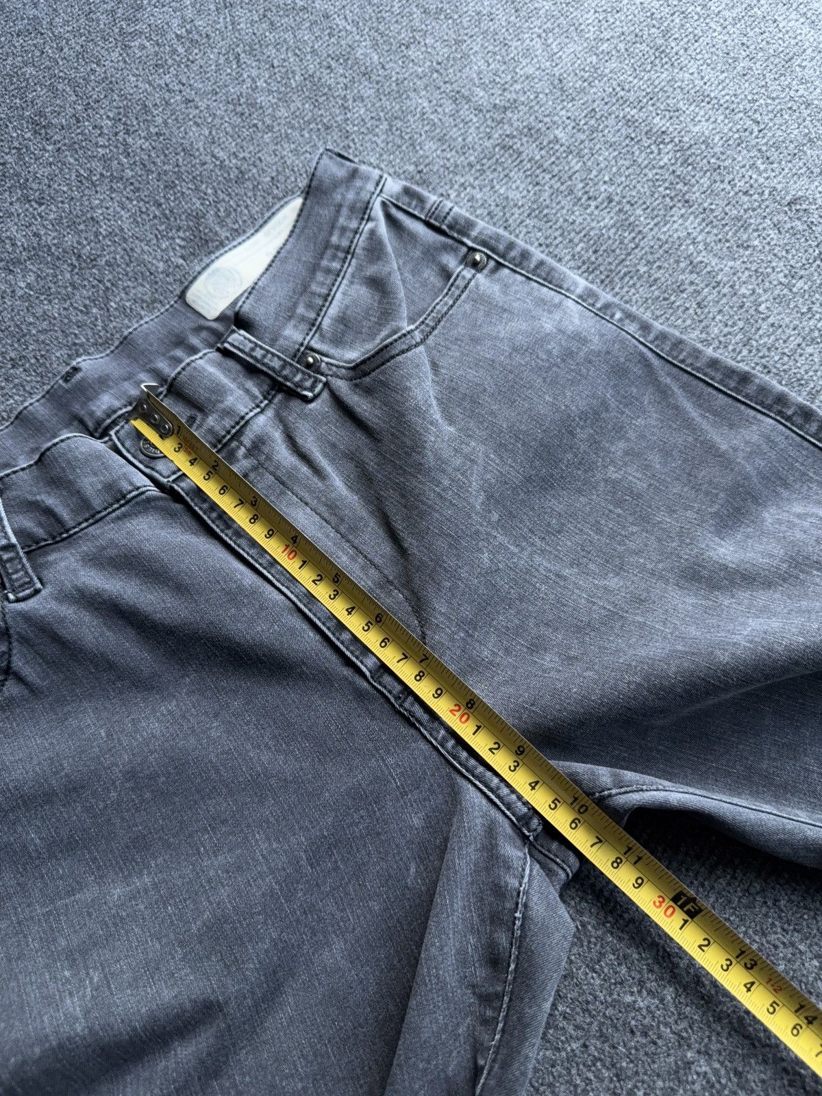 Diesel Luxury 00s Diesel D-Roisin Grey Wash Super Skinny Y2K Jeans Size 30" / US 8 / IT 44 - 19 Thumbnail
