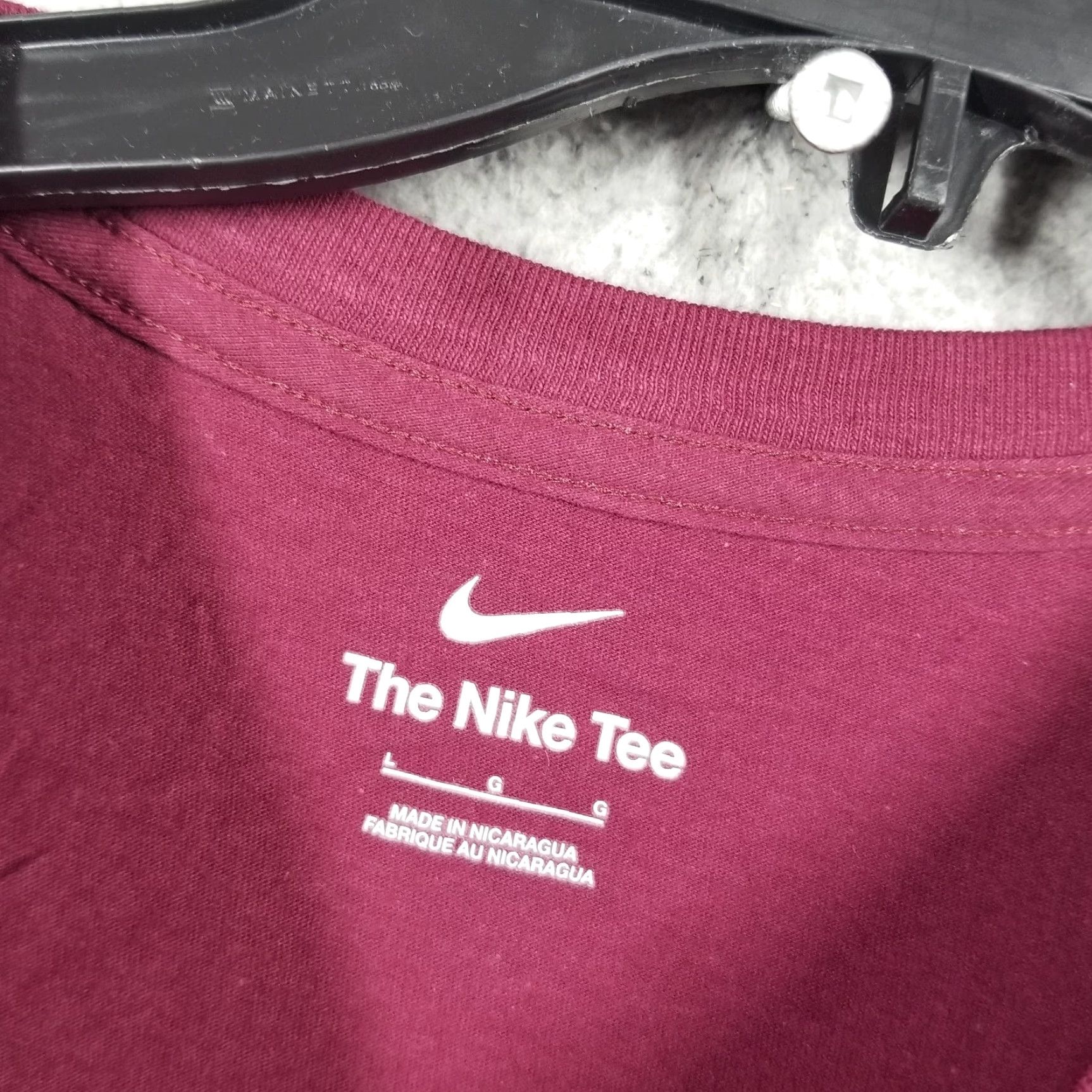 Nike VINTAGE Nike T-Shirt Men Large Short Sleeve Crew Neck Red 90s Authentic Size US L / EU 52-54 / 3 - 3 Thumbnail